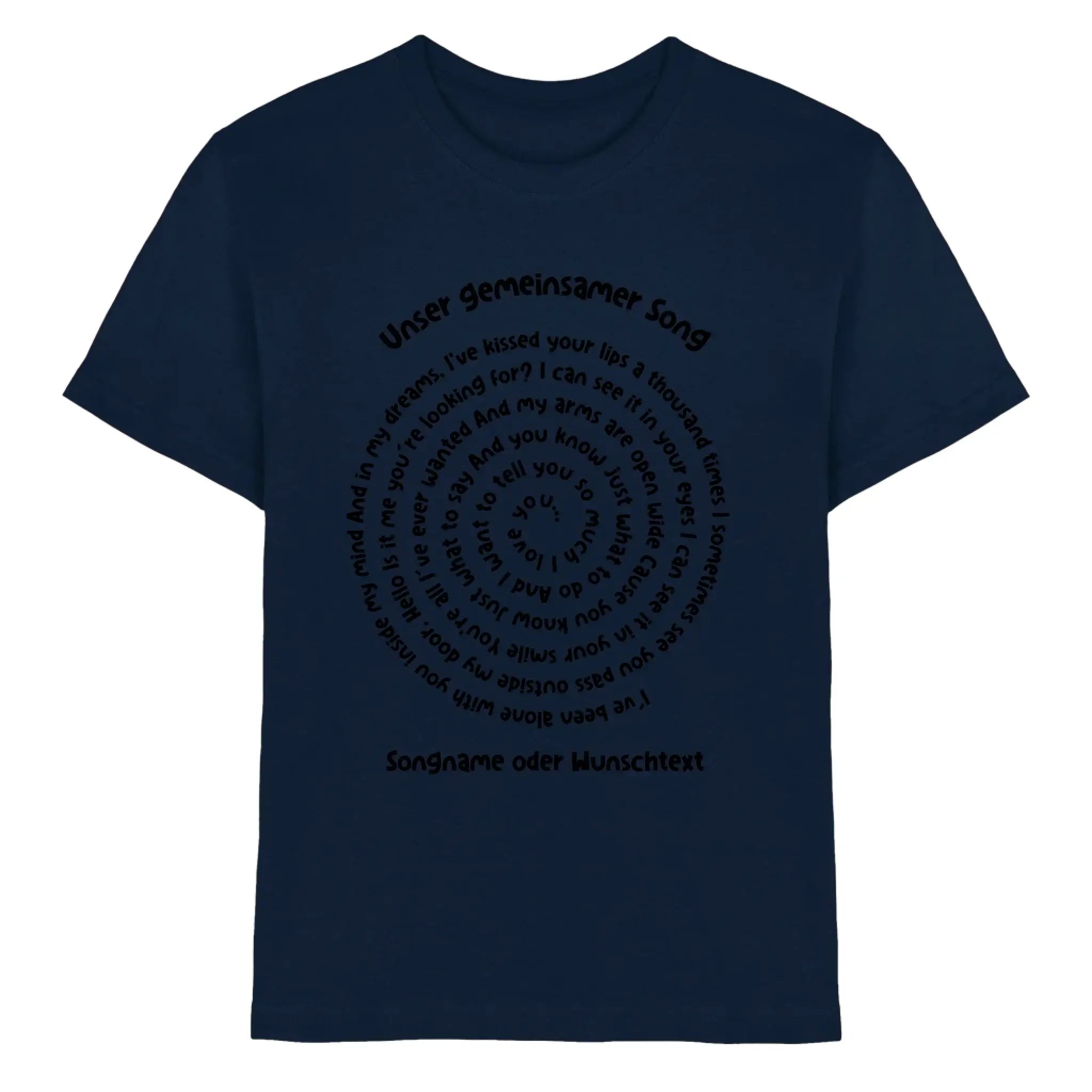 Spotify-Motiv 1 • mehrere Artikel • ’Statement-Collection’ • Wunschtext • Mein Motiv • Spiraltext - Premium Kinder