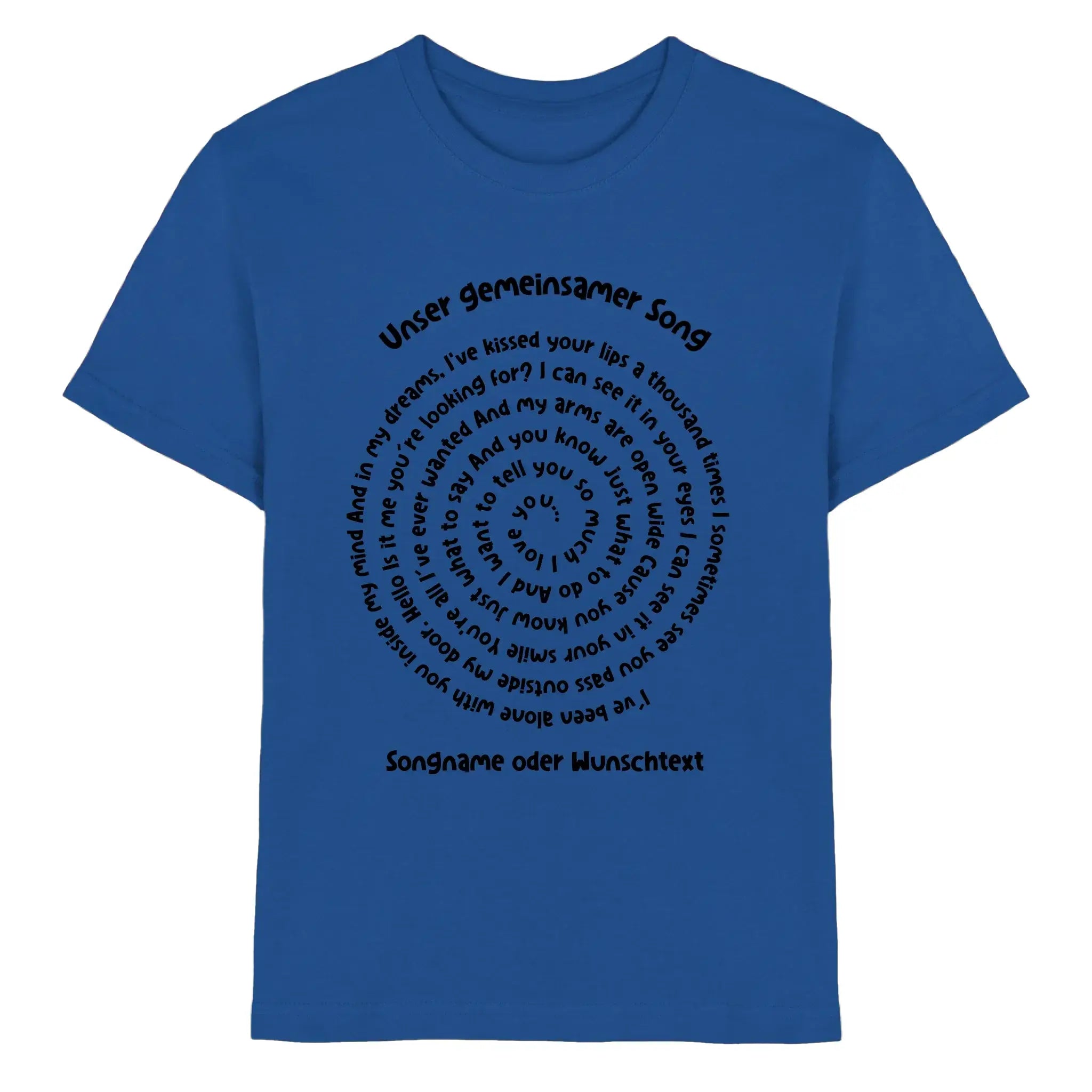 Spotify-Motiv 1 • mehrere Artikel • ’Statement-Collection’ • Wunschtext • Mein Motiv • Spiraltext - Premium Kinder