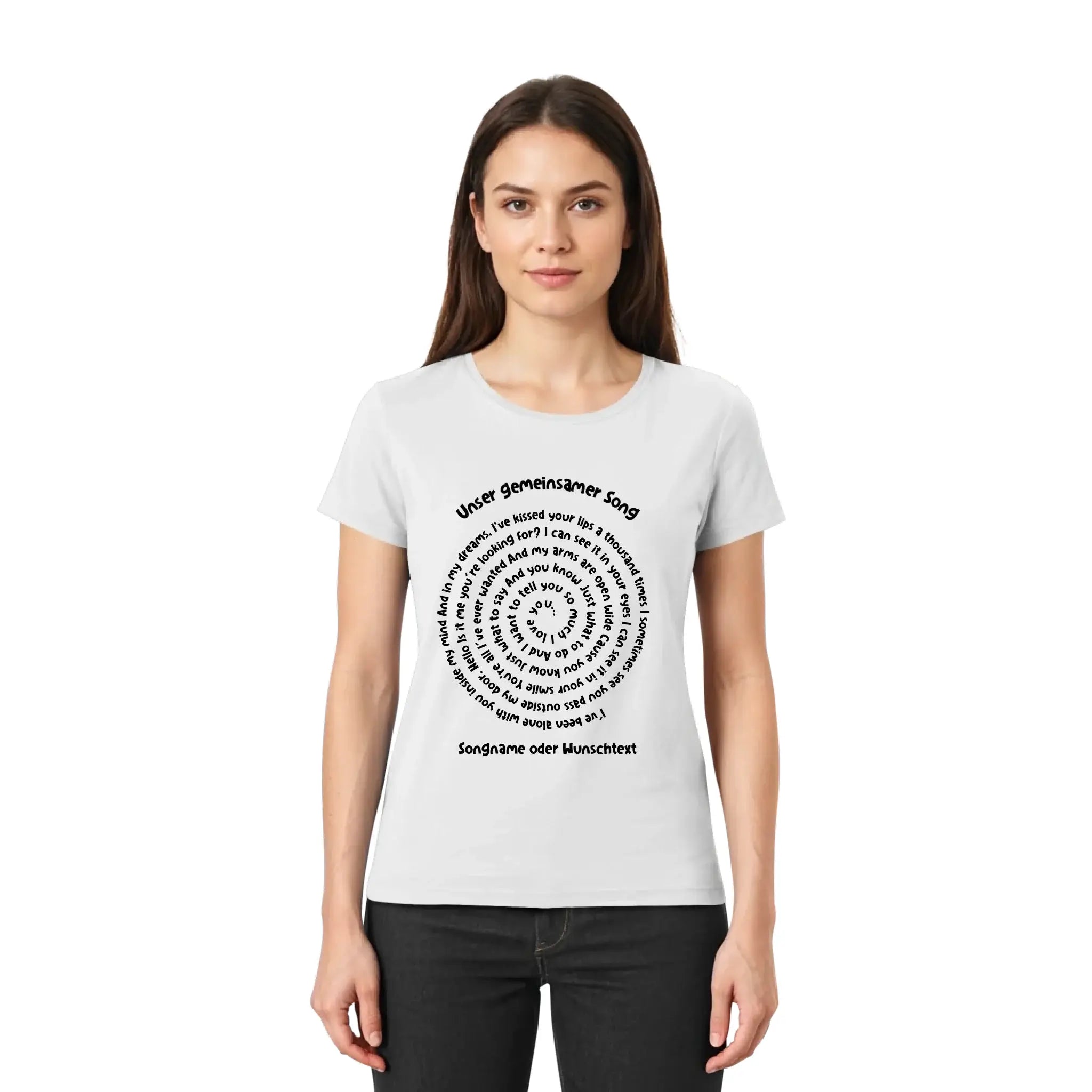 Spotify-Motiv 1 • mehrere Artikel • ’Statement-Collection’ • Wunschtext • Mein Motiv • Spiraltext - personalisierbare