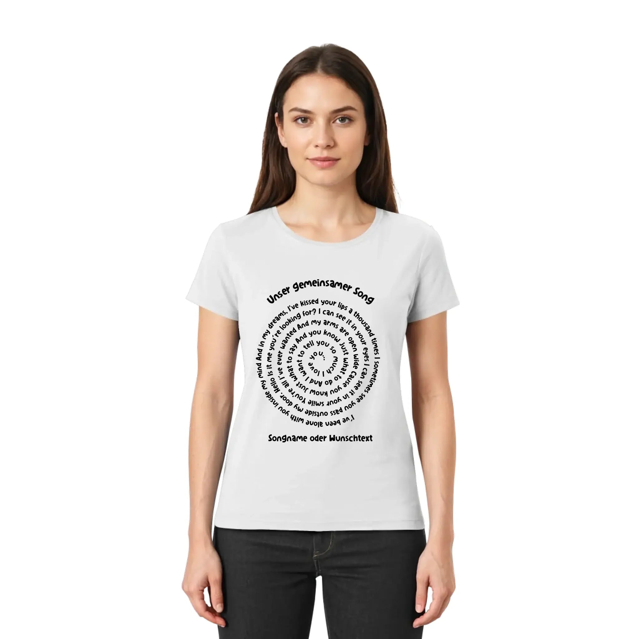 Spotify-Motiv 1 • mehrere Artikel • ’Statement-Collection’ • Wunschtext • Mein Motiv • Spiraltext - personalisierbare