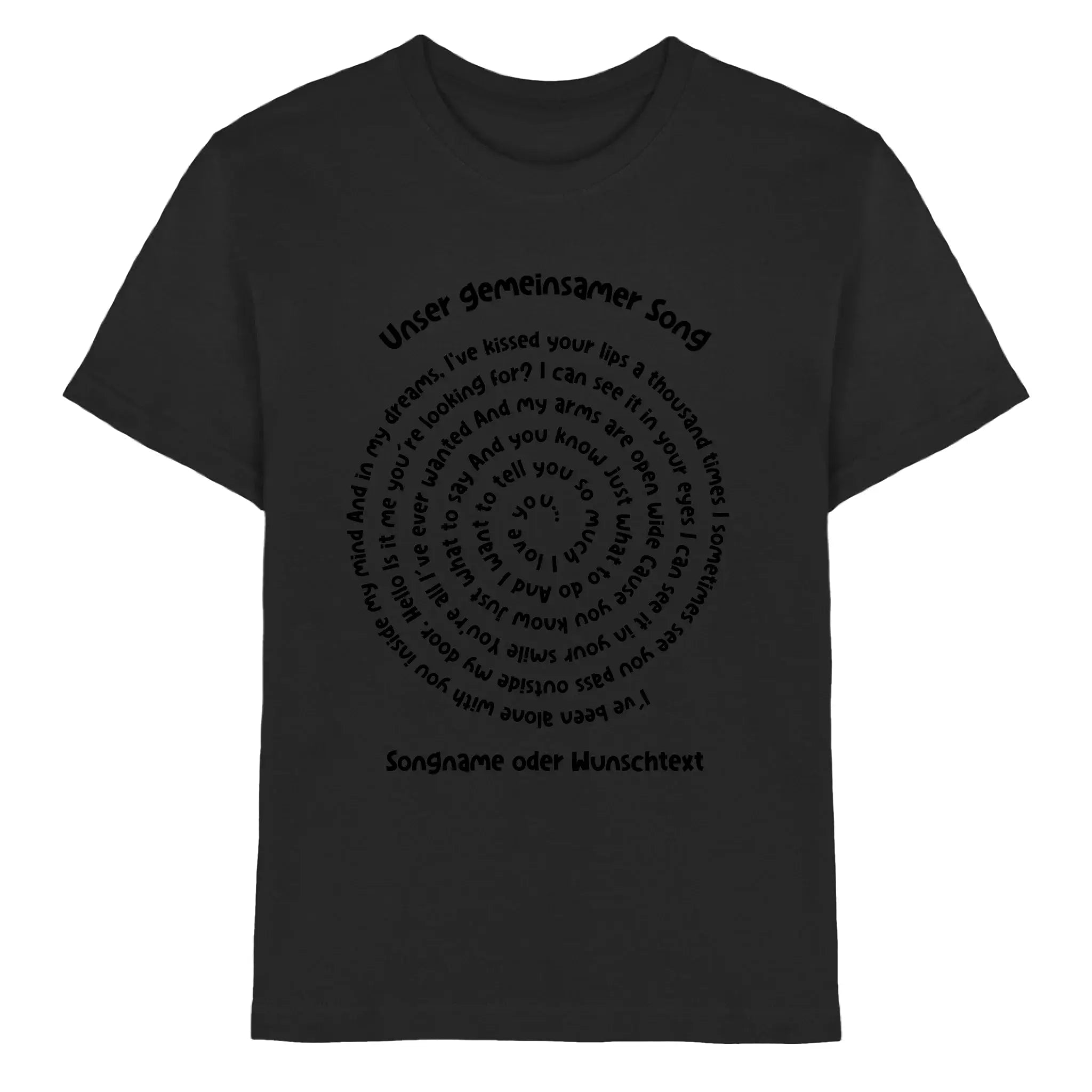 Spotify-Motiv 1 • mehrere Artikel • ’Statement-Collection’ • Wunschtext • Mein Motiv • Spiraltext - Premium Kinder