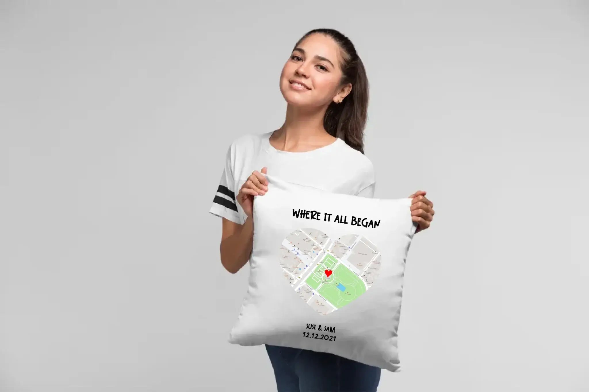 Straßenkarte Herz • mehrere Artikel • ’Statement-Collection’ • Wunschtext • Mein Motiv - personalisierbare Motive