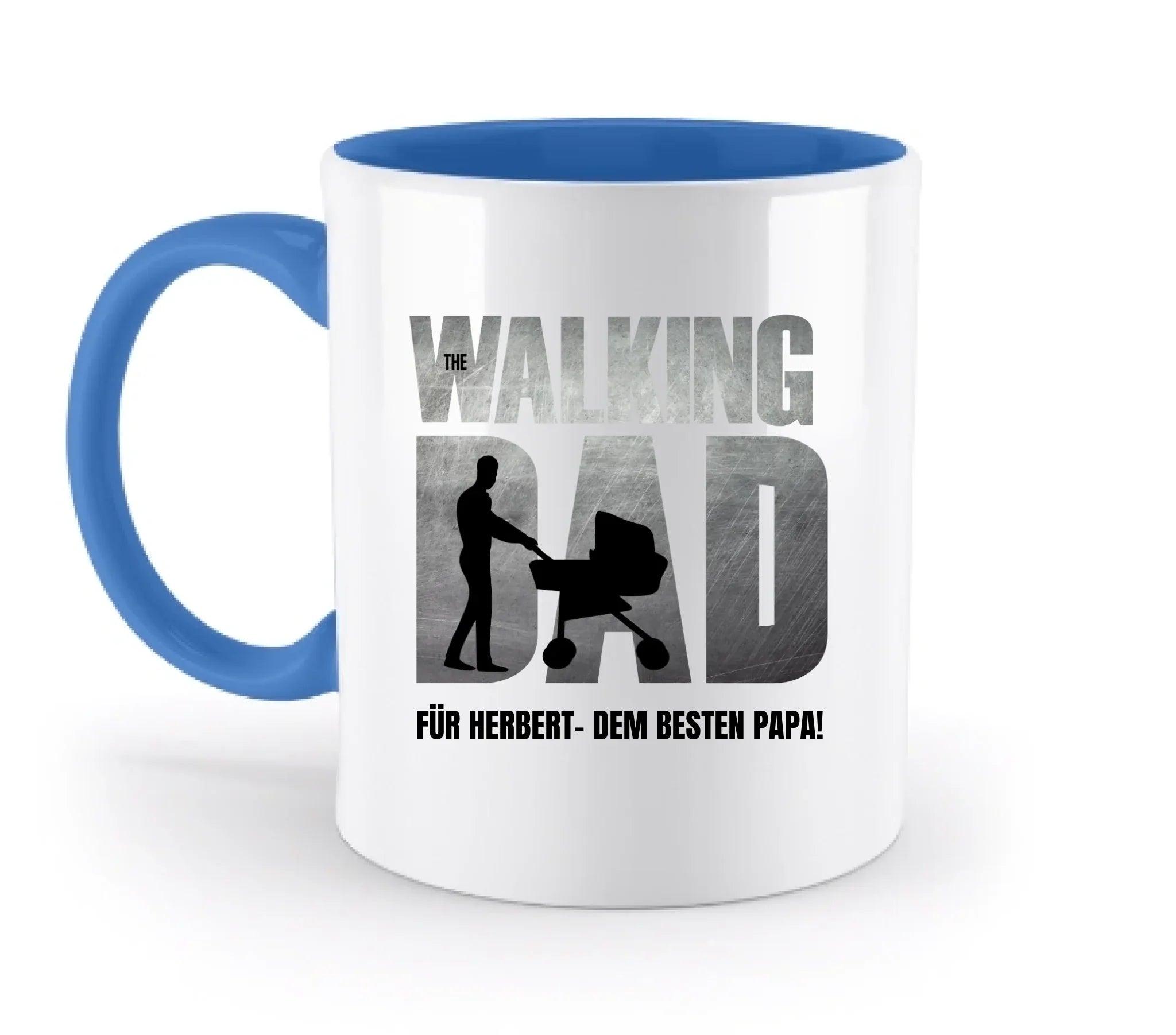 Superdad • mehrere Artikel • ’Statement-Collection’ • Wunschtext • Mein Motiv • Bester Papa • Vatertag - Tassen / Blue