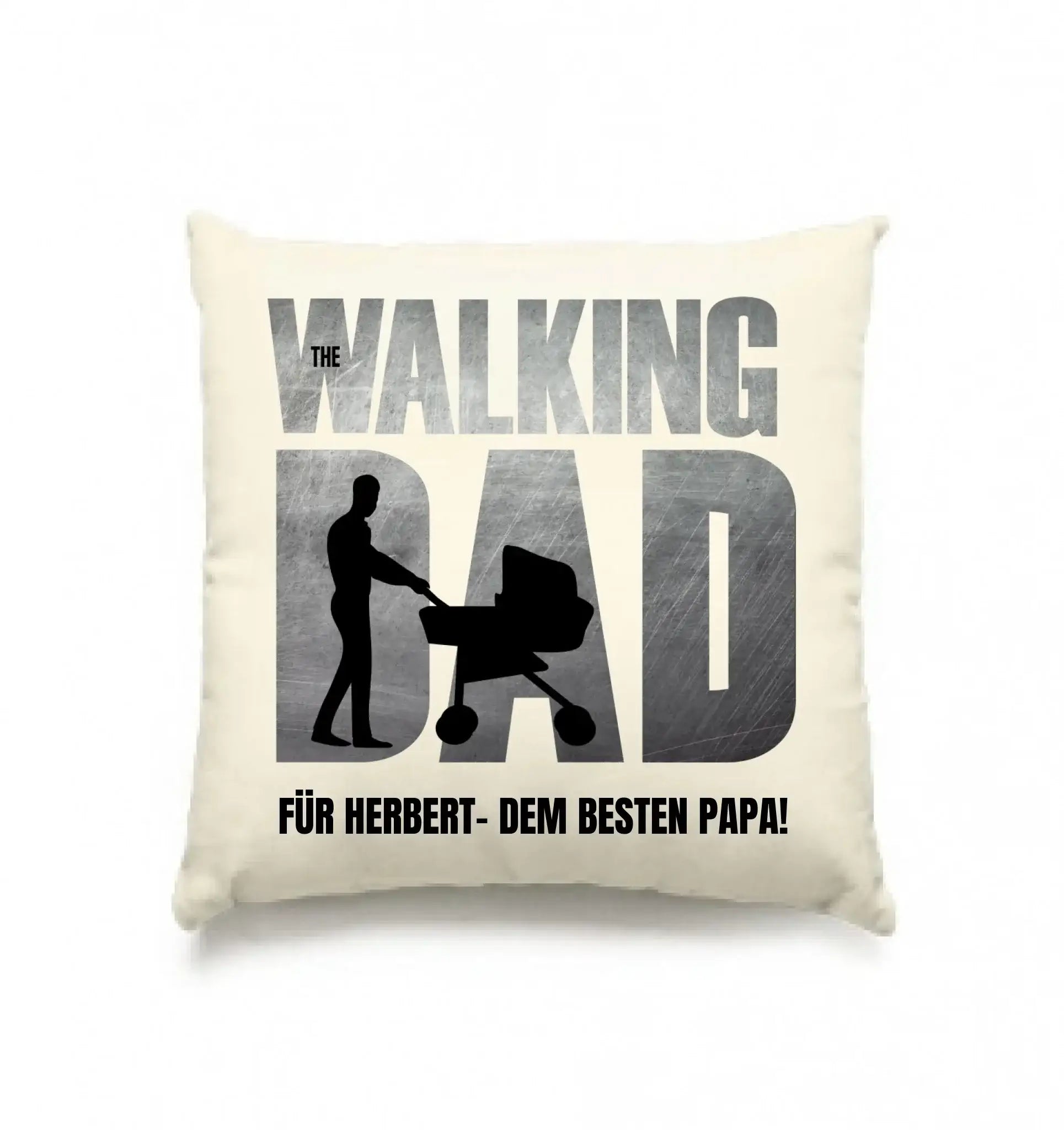 Superdad • mehrere Artikel • ’Statement-Collection’ • Wunschtext • Mein Motiv • Bester Papa • Vatertag - Kissen / Natur