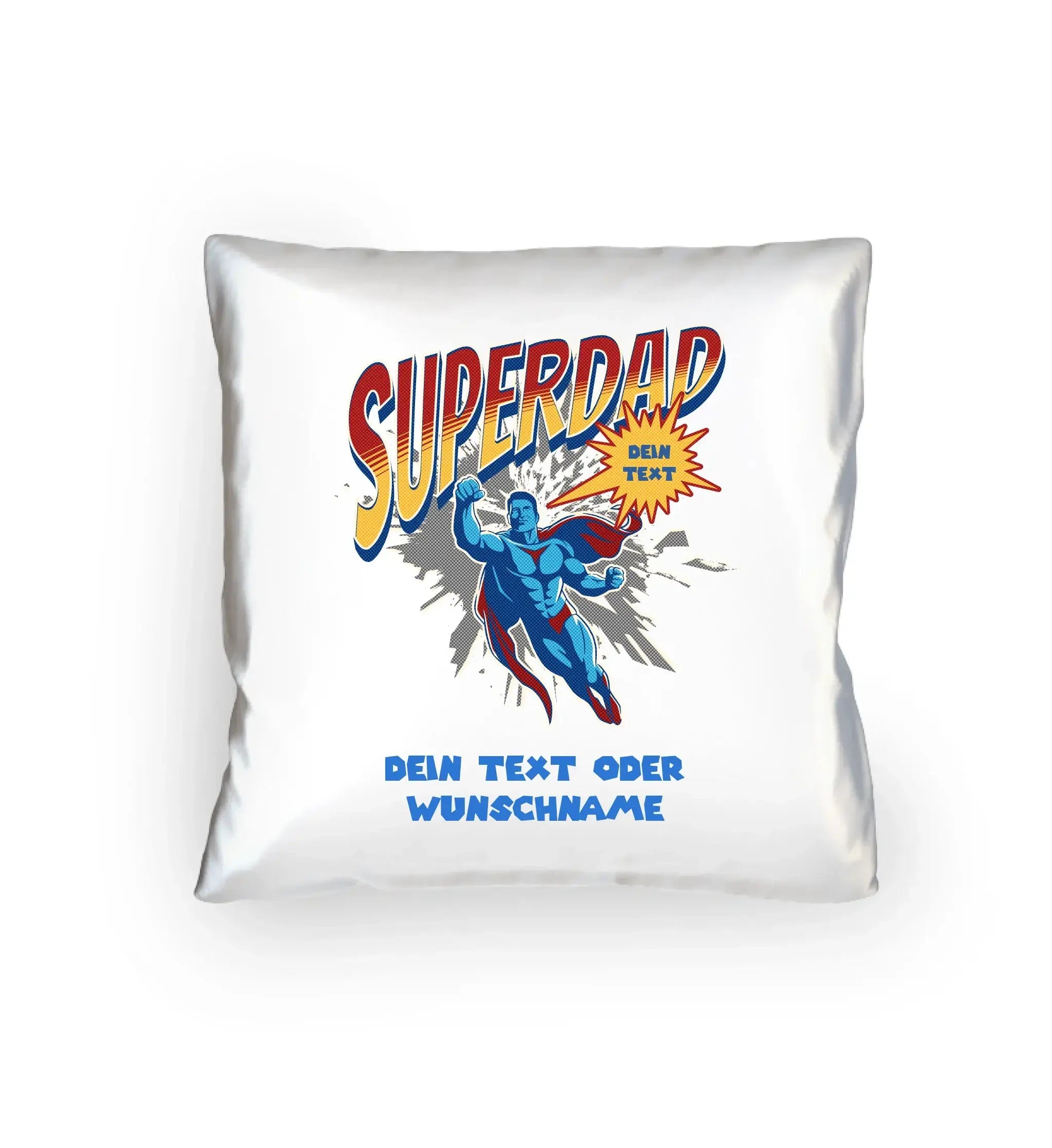 SUPERDAD • Papa • personalisiert • Kissen 40x40 cm - Kissen 40x40 cm / White / 40cm-x-40cm - personalisierte