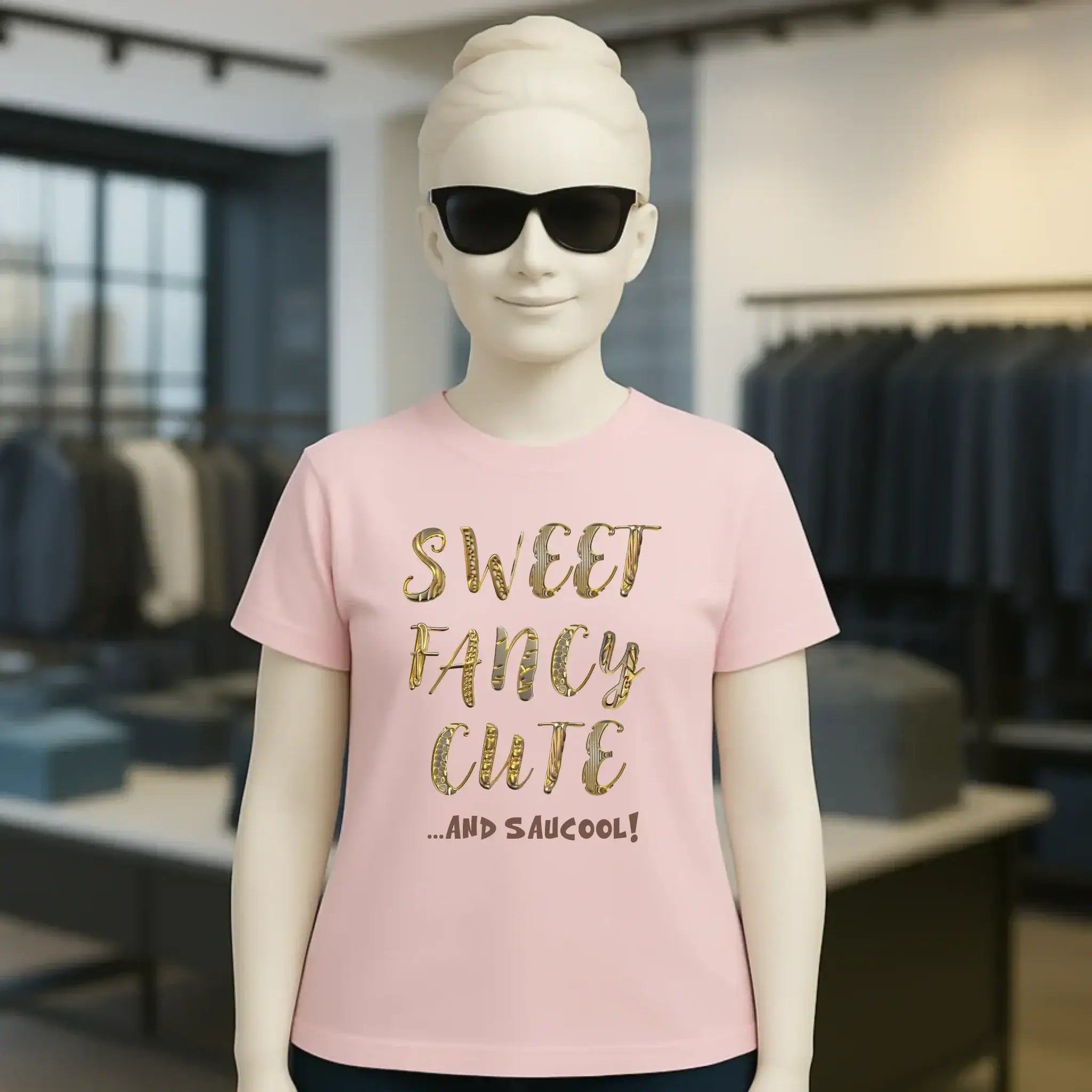 Sweet Fancy Cute • Ladies Premium T-Shirt XS-2XL aus Bio-Baumwolle für Damen • Exklusivdesign • personalisiert