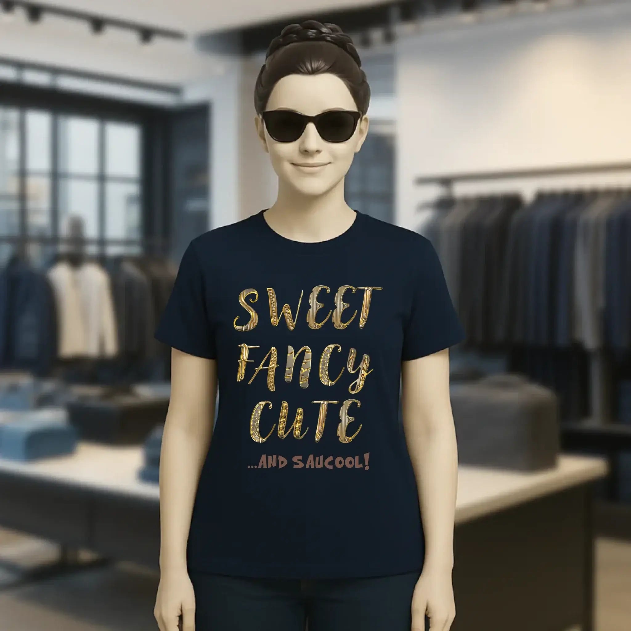 Sweet Fancy Cute • Ladies Premium T-Shirt XS-2XL aus Bio-Baumwolle für Damen • Exklusivdesign • personalisiert