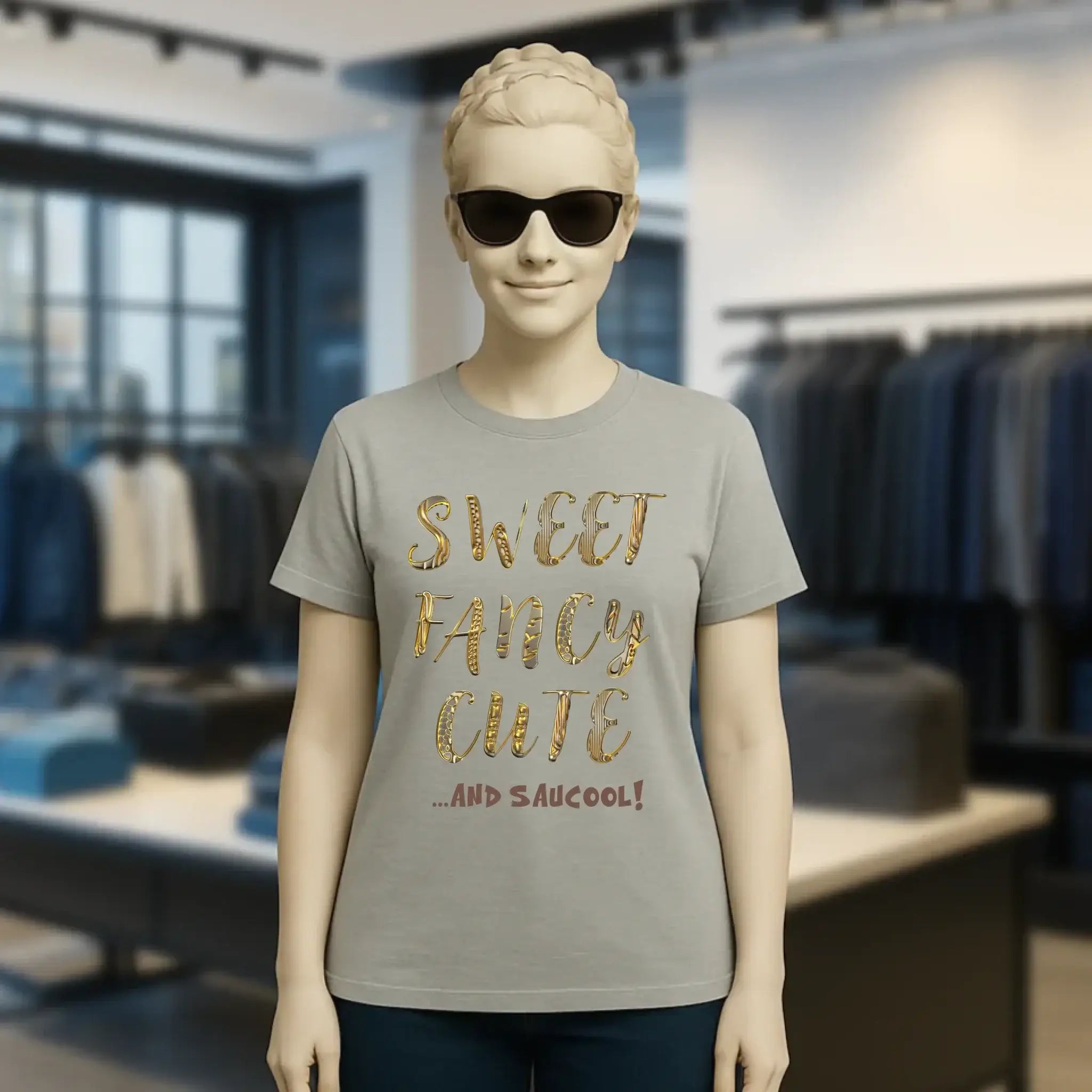 Sweet Fancy Cute • Ladies Premium T-Shirt XS-2XL aus Bio-Baumwolle für Damen • Exklusivdesign • personalisiert