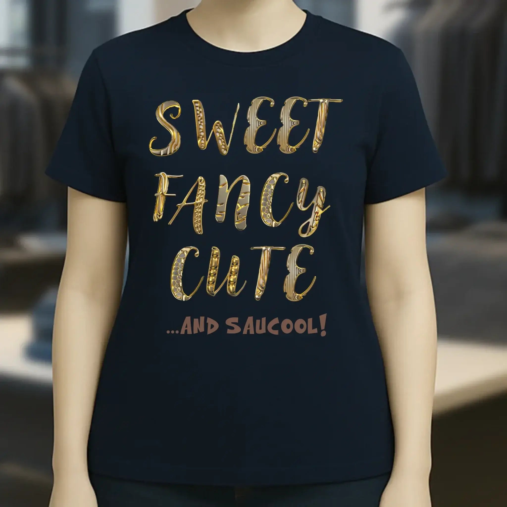 Sweet Fancy Cute • Ladies Premium T-Shirt XS-2XL aus Bio-Baumwolle für Damen • Exklusivdesign • personalisiert