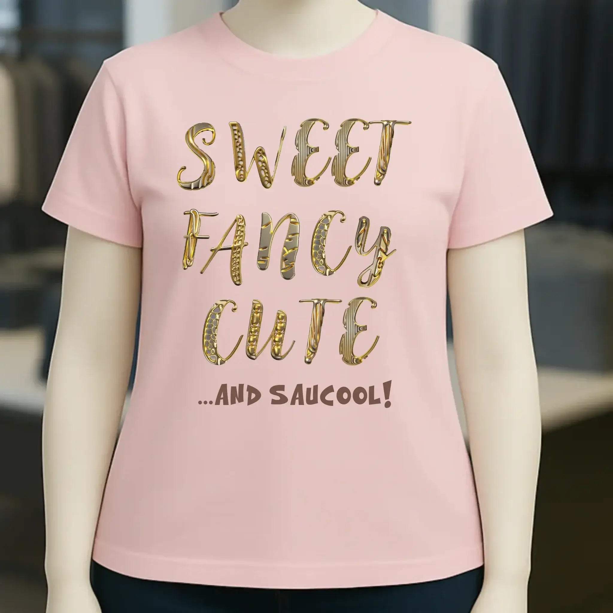 Sweet Fancy Cute • Ladies Premium T-Shirt XS-2XL aus Bio-Baumwolle für Damen • Exklusivdesign • personalisiert