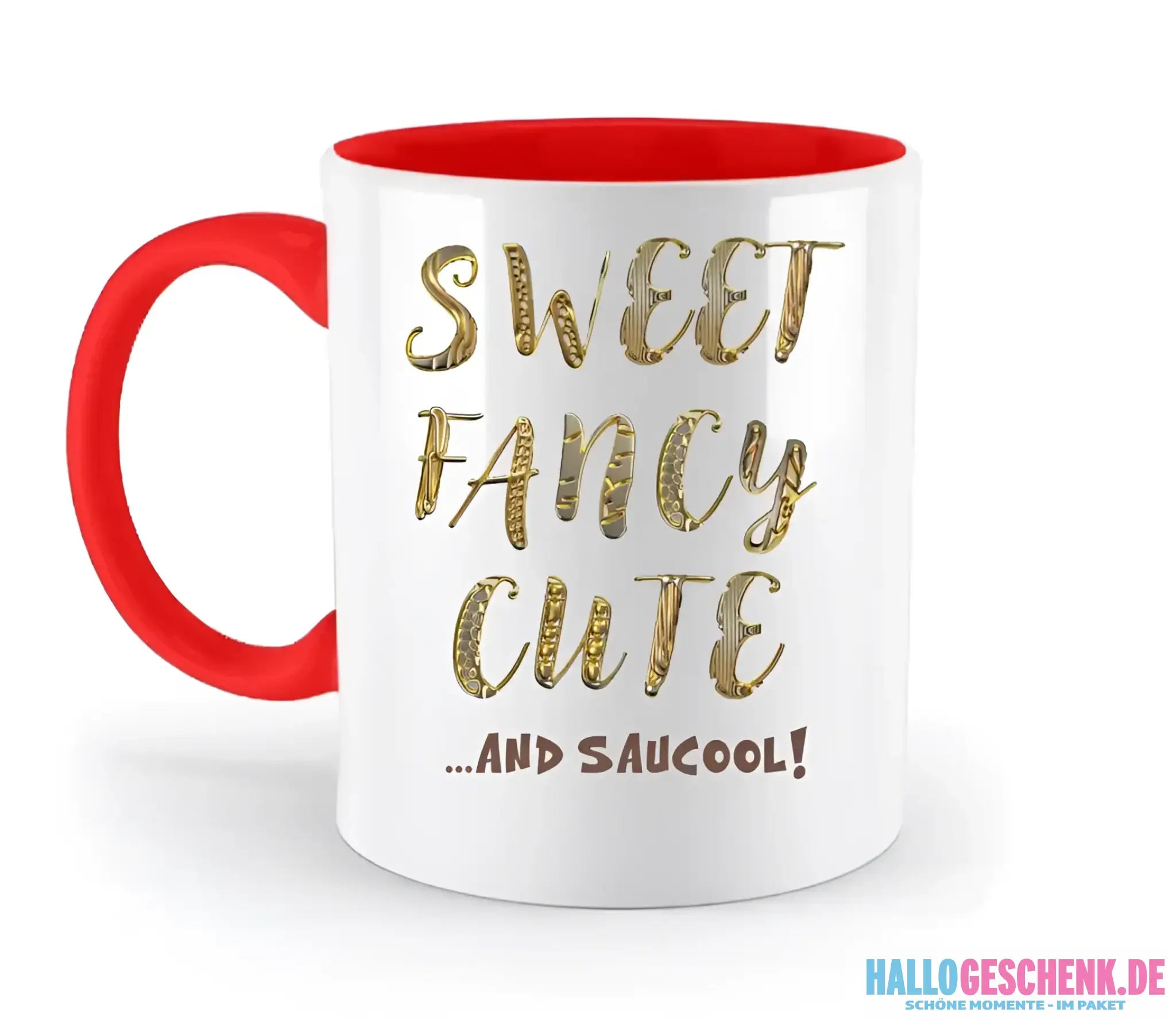 Sweet Fancy Cute • zweifarbige Tasse • Exklusivdesign • personalisiert