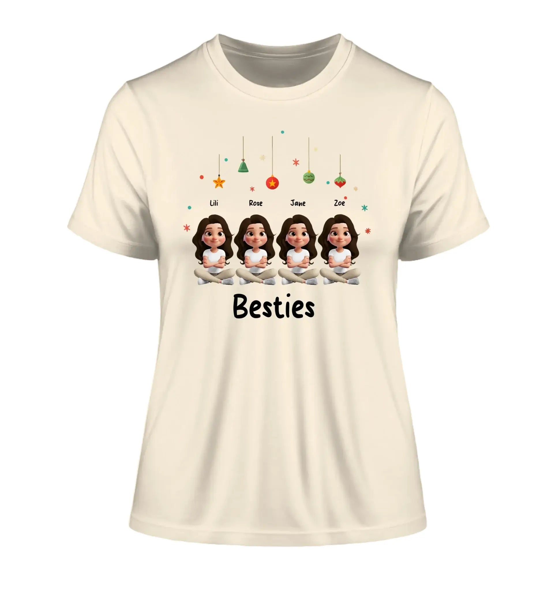 Sweet Girls: 1-4 Mädchen / Besties verfügbar (personalisierbare Figuren) • optional auch für X-mas Weihnachten