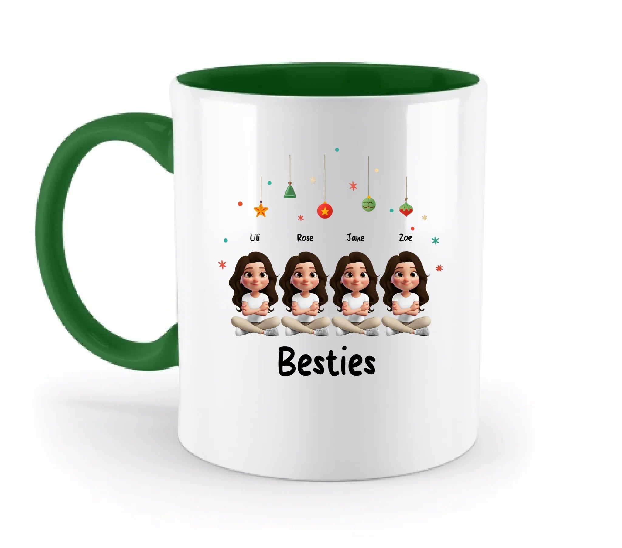 Sweet Girls: 1-4 Mädchen / Besties verfügbar (personalisierbare Figuren) • optional auch für X-mas Weihnachten