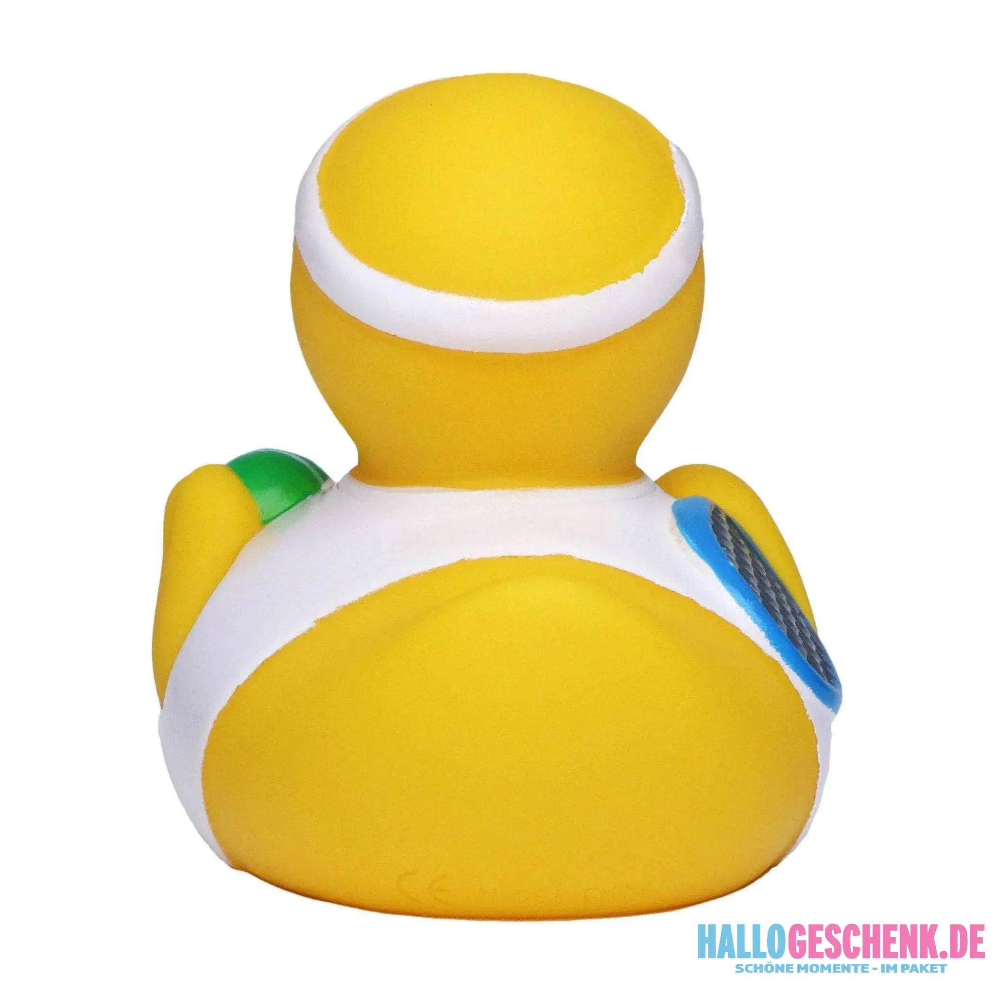 Tennis Spieler Quietsche-Ente / Badeente