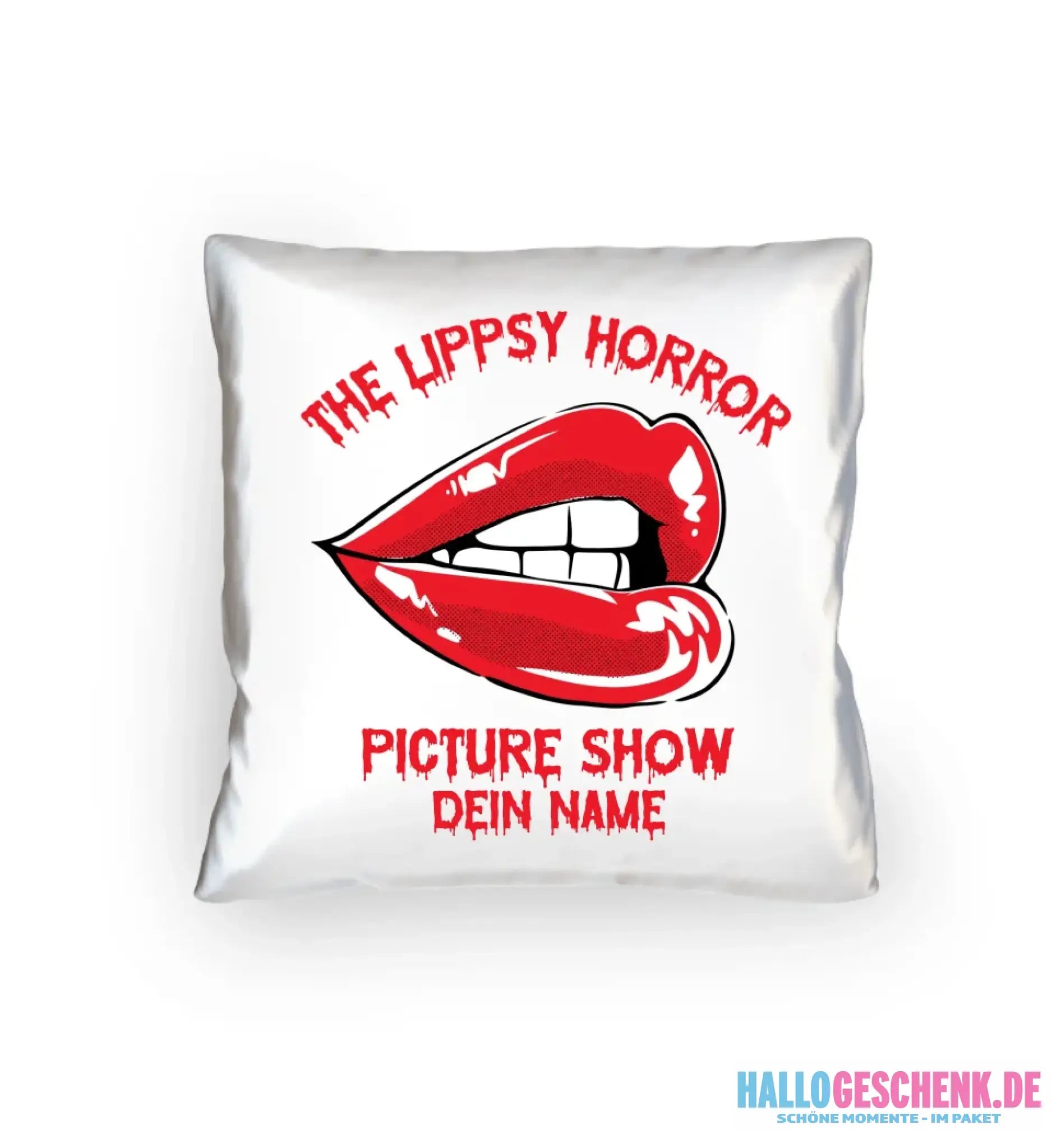 The Spooky, Ducky oder Lippsy Horror Picture Show + Name • Kissen 40x40 cm • personalisiert • Halloween