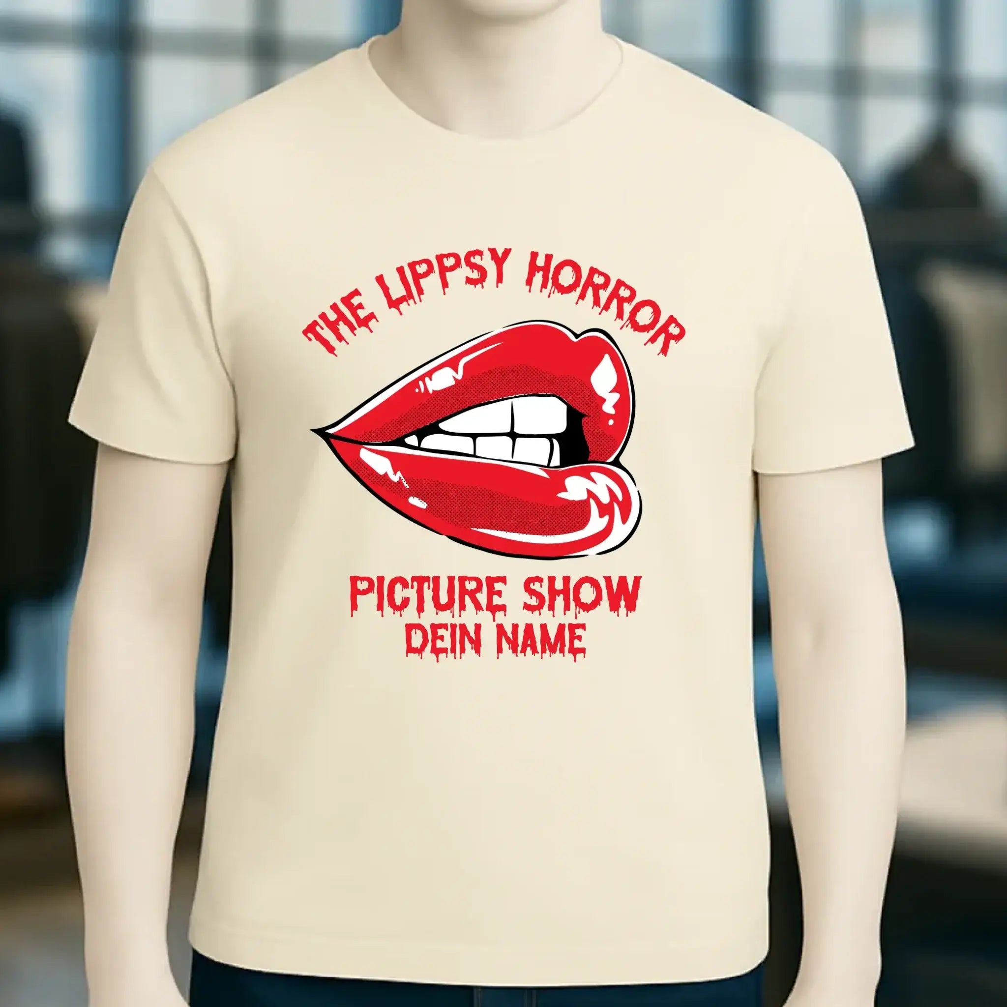The Spooky, Ducky oder Lippsy Horror Picture Show + Name • Skateboard • Unisex Premium T-Shirt XS-5XL aus Bio-Baumwolle für Damen & Herren • Exklusivdesign • personalisiert • Halloween