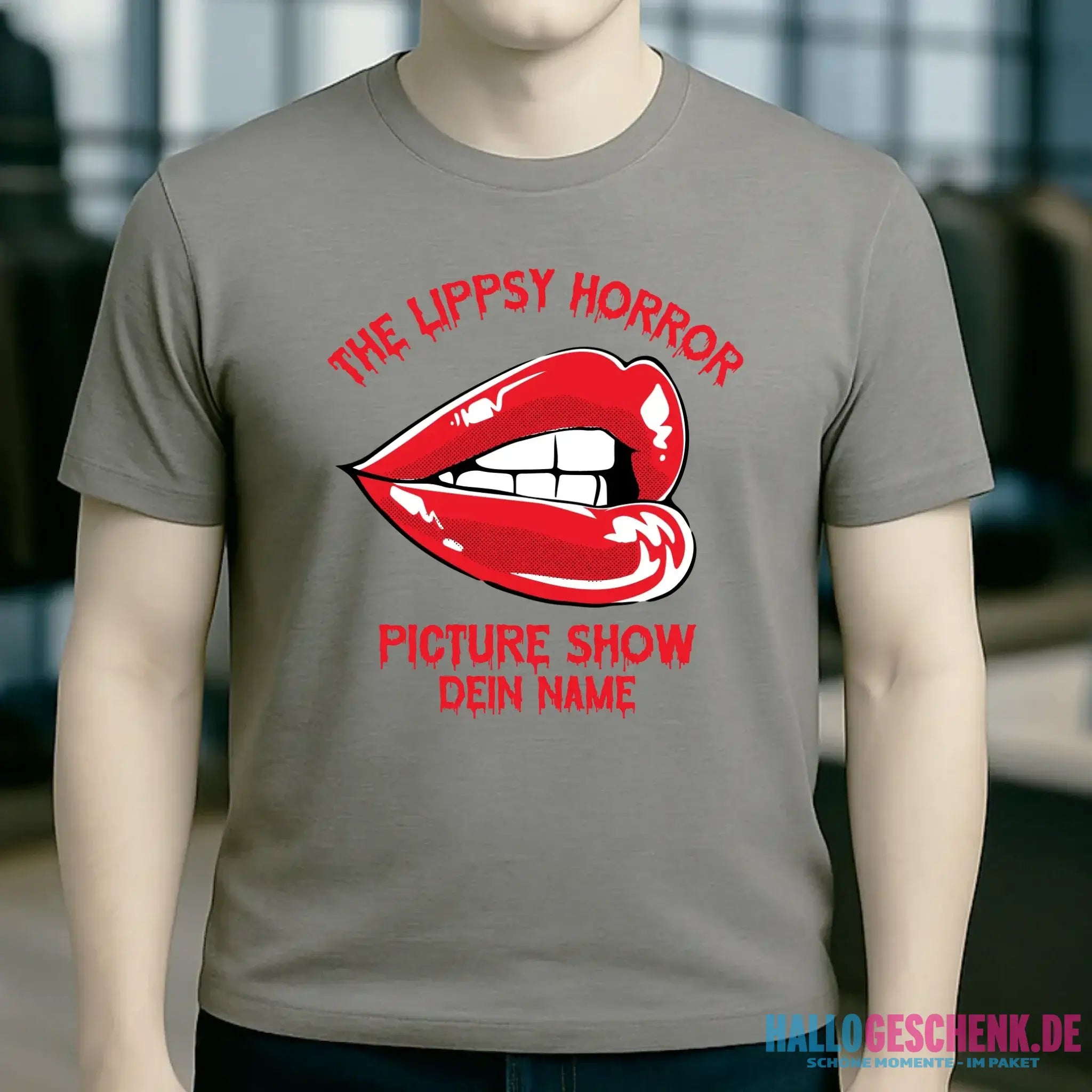 The Spooky, Ducky oder Lippsy Horror Picture Show + Name • Skateboard • Unisex Premium T-Shirt XS-5XL aus Bio-Baumwolle für Damen & Herren • Exklusivdesign • personalisiert • Halloween