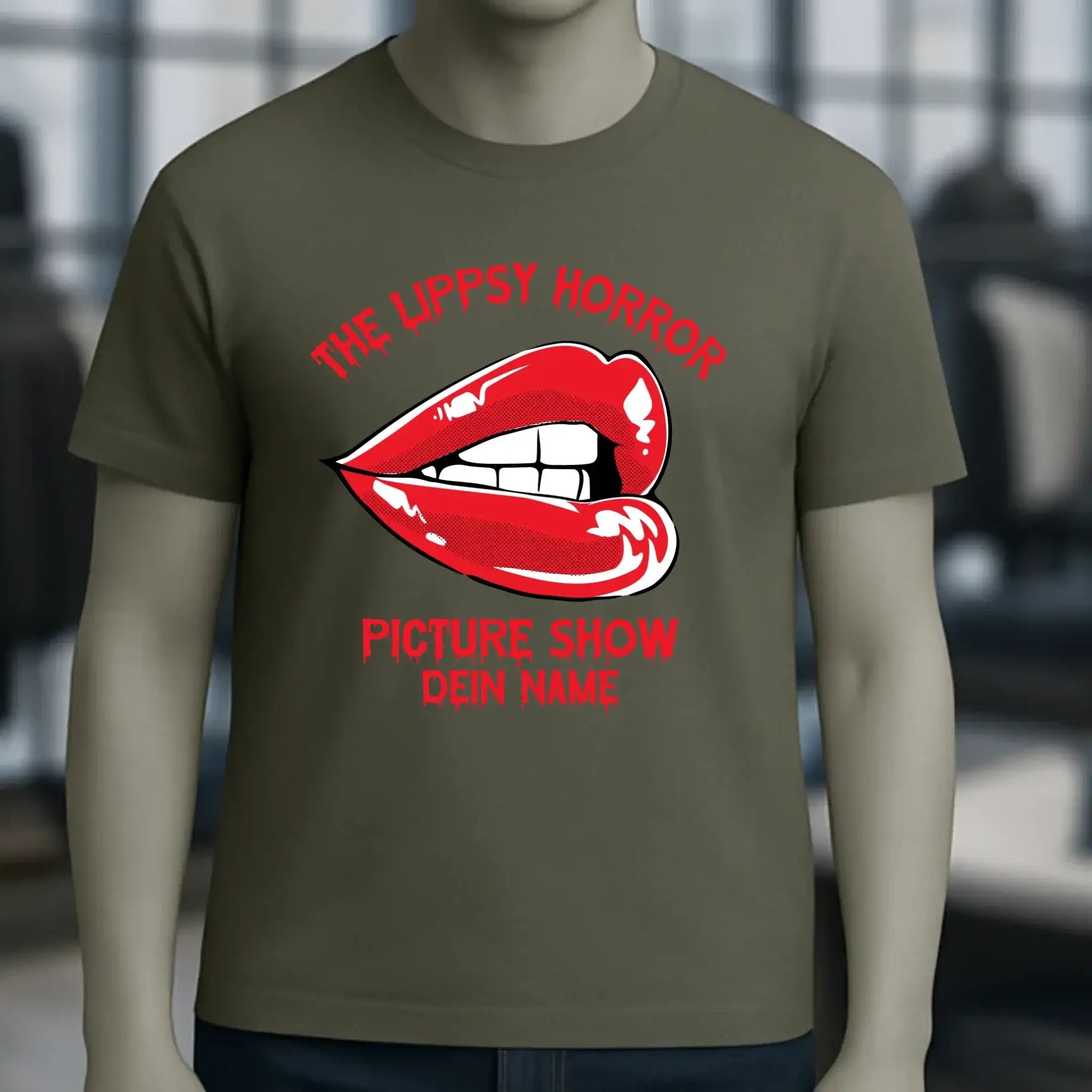 The Spooky, Ducky oder Lippsy Horror Picture Show + Name • Skateboard • Unisex Premium T-Shirt XS-5XL aus Bio-Baumwolle für Damen & Herren • Exklusivdesign • personalisiert • Halloween