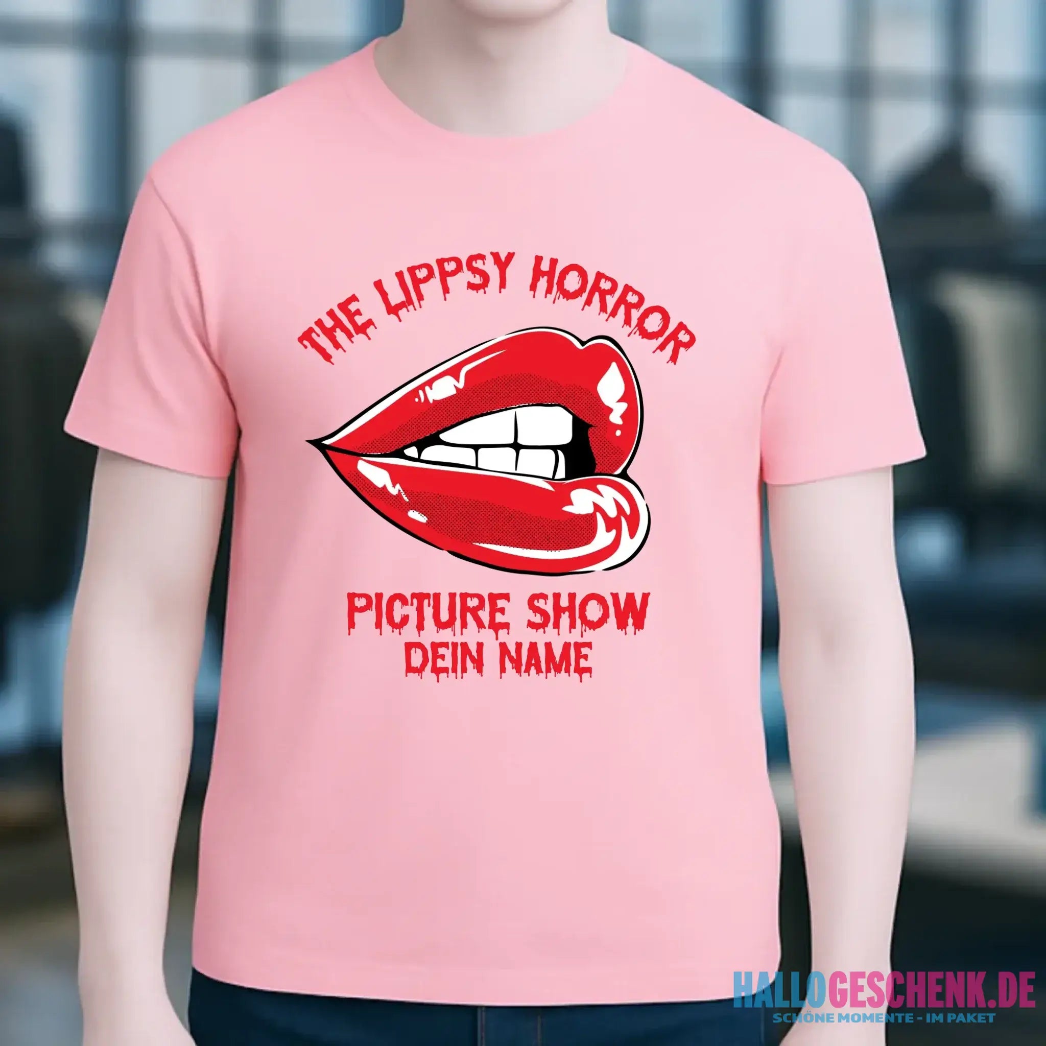 The Spooky, Ducky oder Lippsy Horror Picture Show + Name • Skateboard • Unisex Premium T-Shirt XS-5XL aus Bio-Baumwolle für Damen & Herren • Exklusivdesign • personalisiert • Halloween