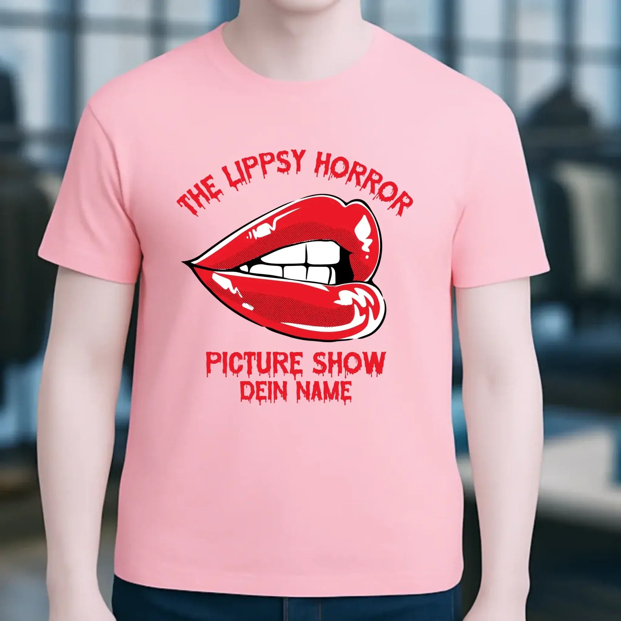 The Spooky, Ducky oder Lippsy Horror Picture Show + Name • Skateboard • Unisex Premium T-Shirt XS-5XL aus Bio-Baumwolle für Damen & Herren • Exklusivdesign • personalisiert • Halloween