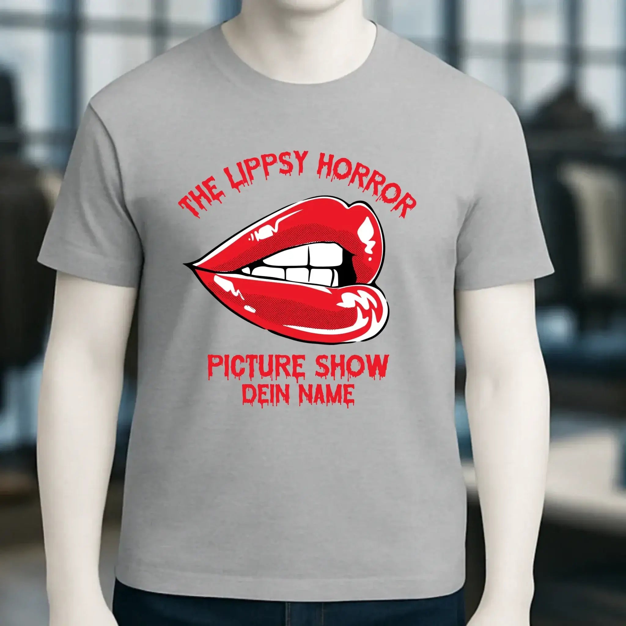 The Spooky, Ducky oder Lippsy Horror Picture Show + Name • Skateboard • Unisex Premium T-Shirt XS-5XL aus Bio-Baumwolle für Damen & Herren • Exklusivdesign • personalisiert • Halloween