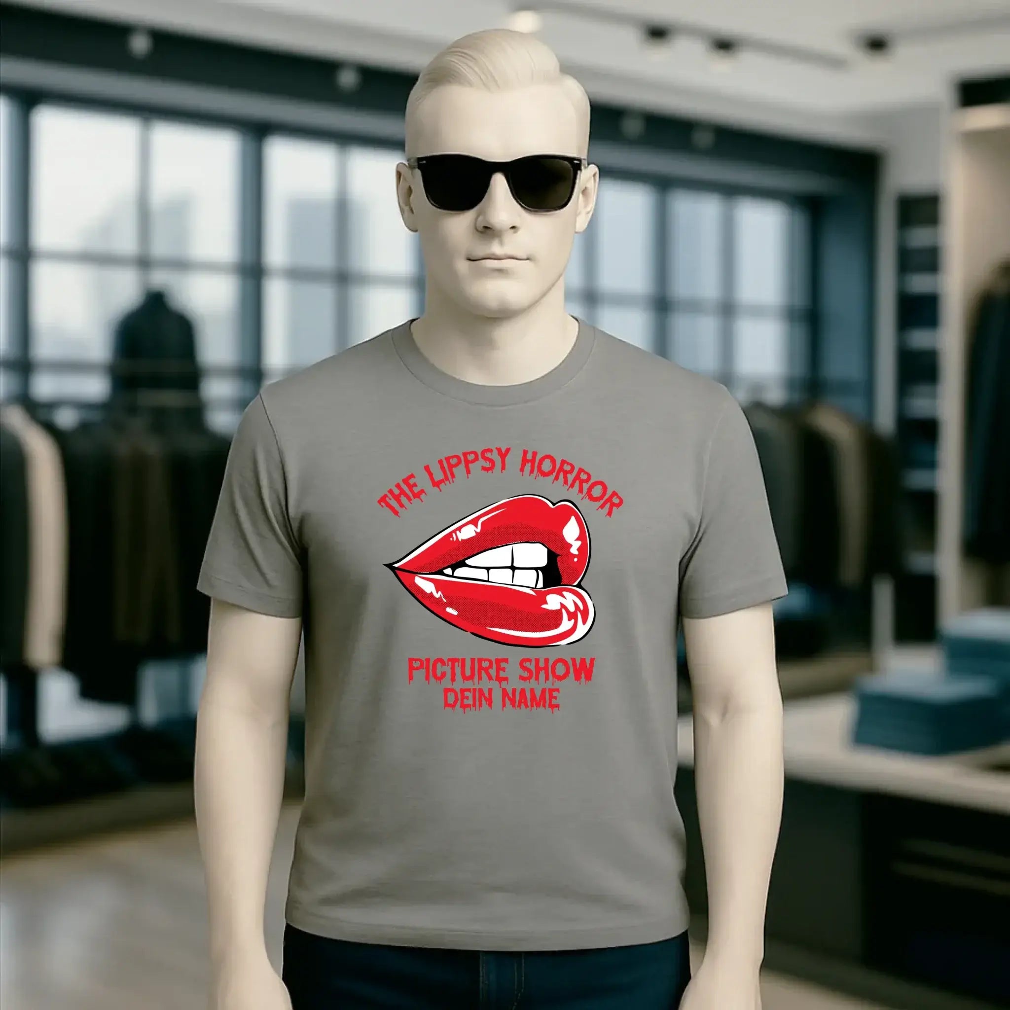 The Spooky, Ducky oder Lippsy Horror Picture Show + Name • Skateboard • Unisex Premium T-Shirt XS-5XL aus Bio-Baumwolle für Damen & Herren • Exklusivdesign • personalisiert • Halloween