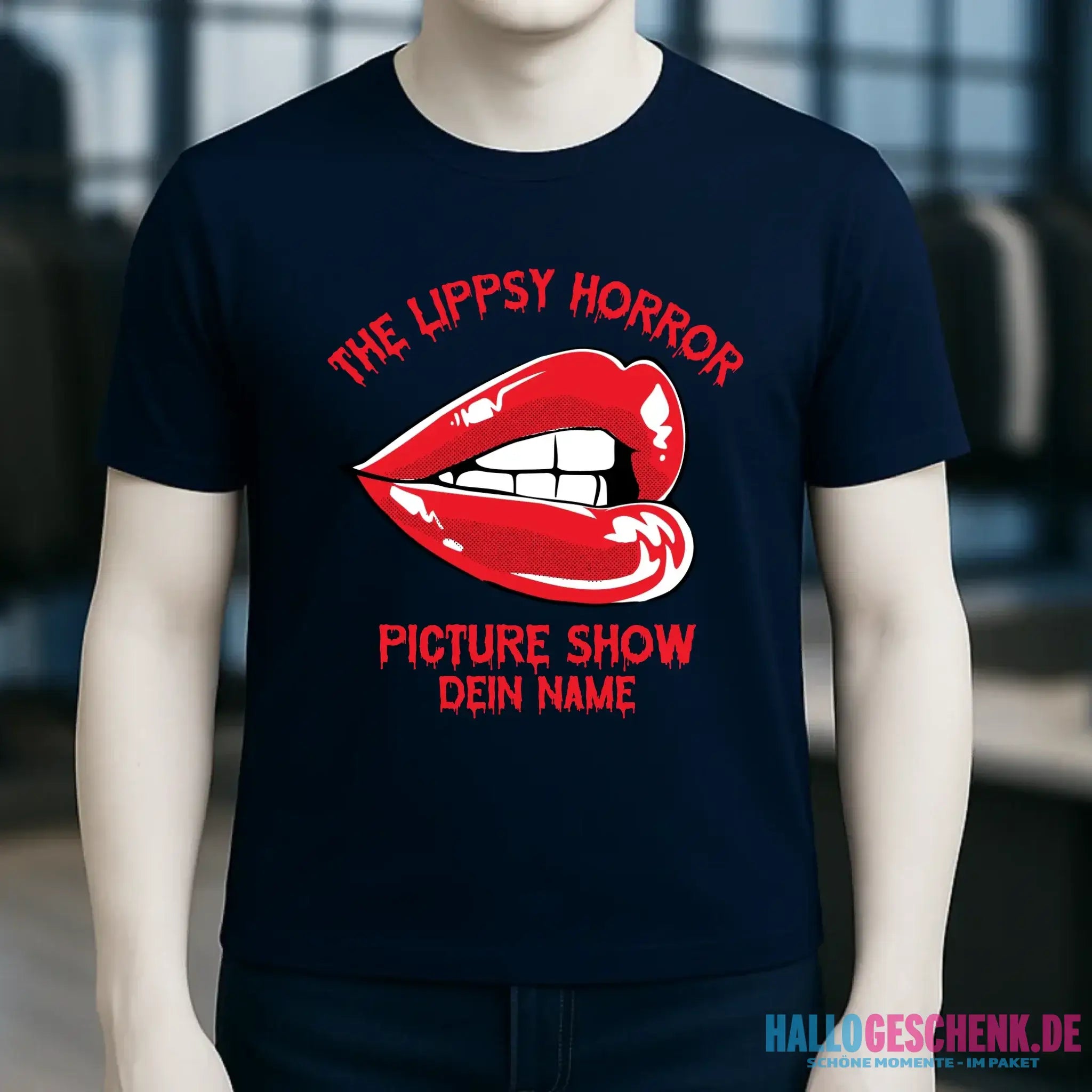 The Spooky, Ducky oder Lippsy Horror Picture Show + Name • Skateboard • Unisex Premium T-Shirt XS-5XL aus Bio-Baumwolle für Damen & Herren • Exklusivdesign • personalisiert • Halloween