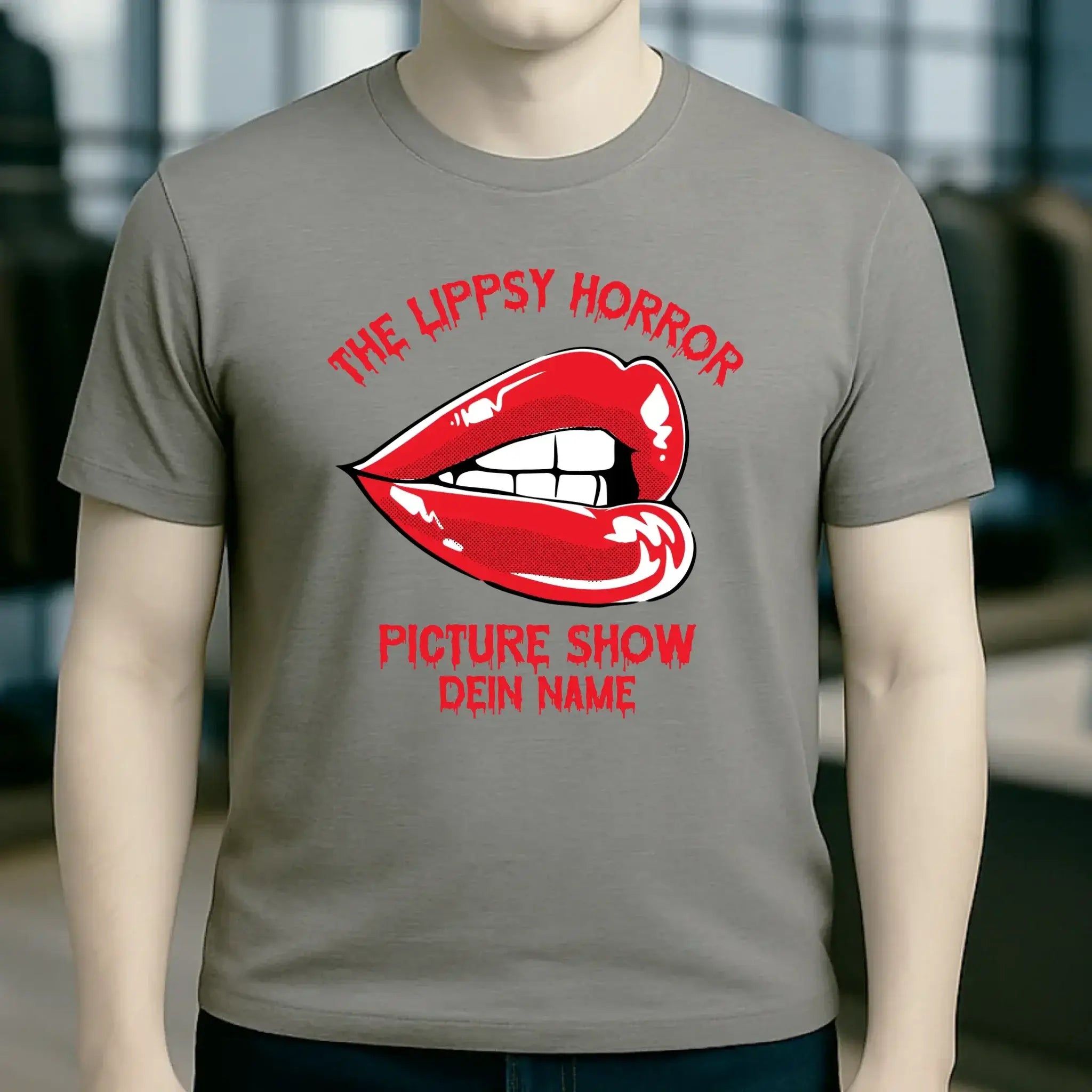 The Spooky, Ducky oder Lippsy Horror Picture Show + Name • Skateboard • Unisex Premium T-Shirt XS-5XL aus Bio-Baumwolle für Damen & Herren • Exklusivdesign • personalisiert • Halloween