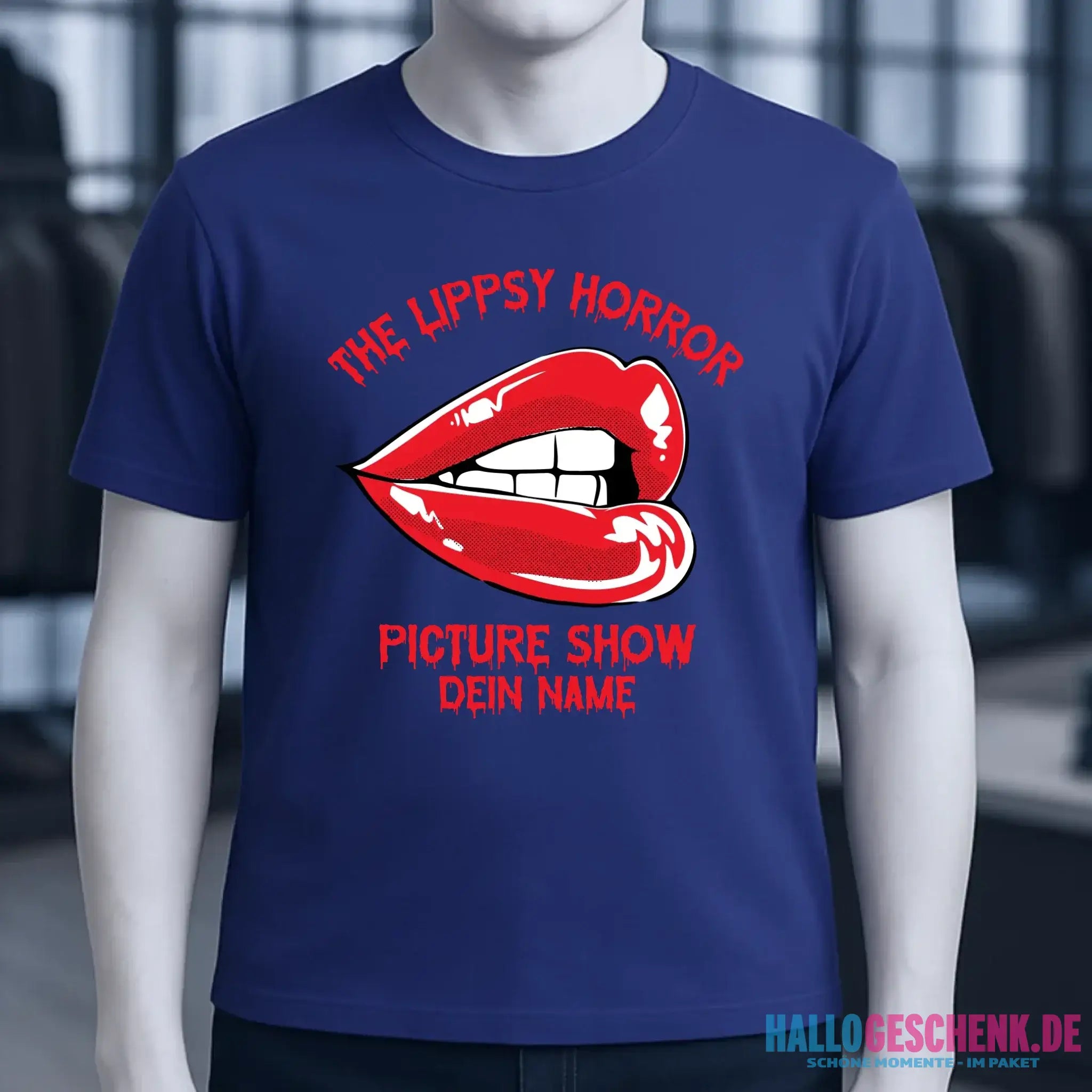 The Spooky, Ducky oder Lippsy Horror Picture Show + Name • Skateboard • Unisex Premium T-Shirt XS-5XL aus Bio-Baumwolle für Damen & Herren • Exklusivdesign • personalisiert • Halloween