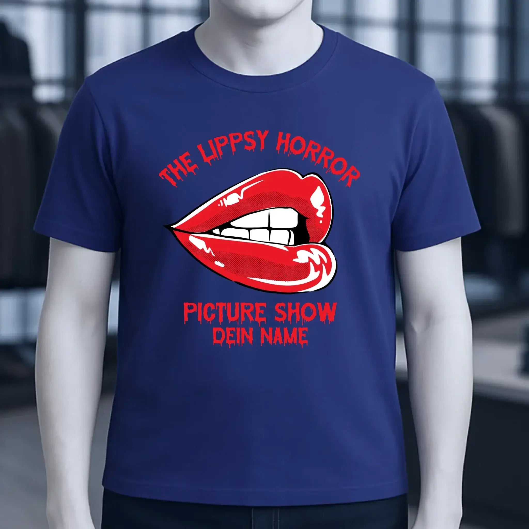 The Spooky, Ducky oder Lippsy Horror Picture Show + Name • Skateboard • Unisex Premium T-Shirt XS-5XL aus Bio-Baumwolle für Damen & Herren • Exklusivdesign • personalisiert • Halloween