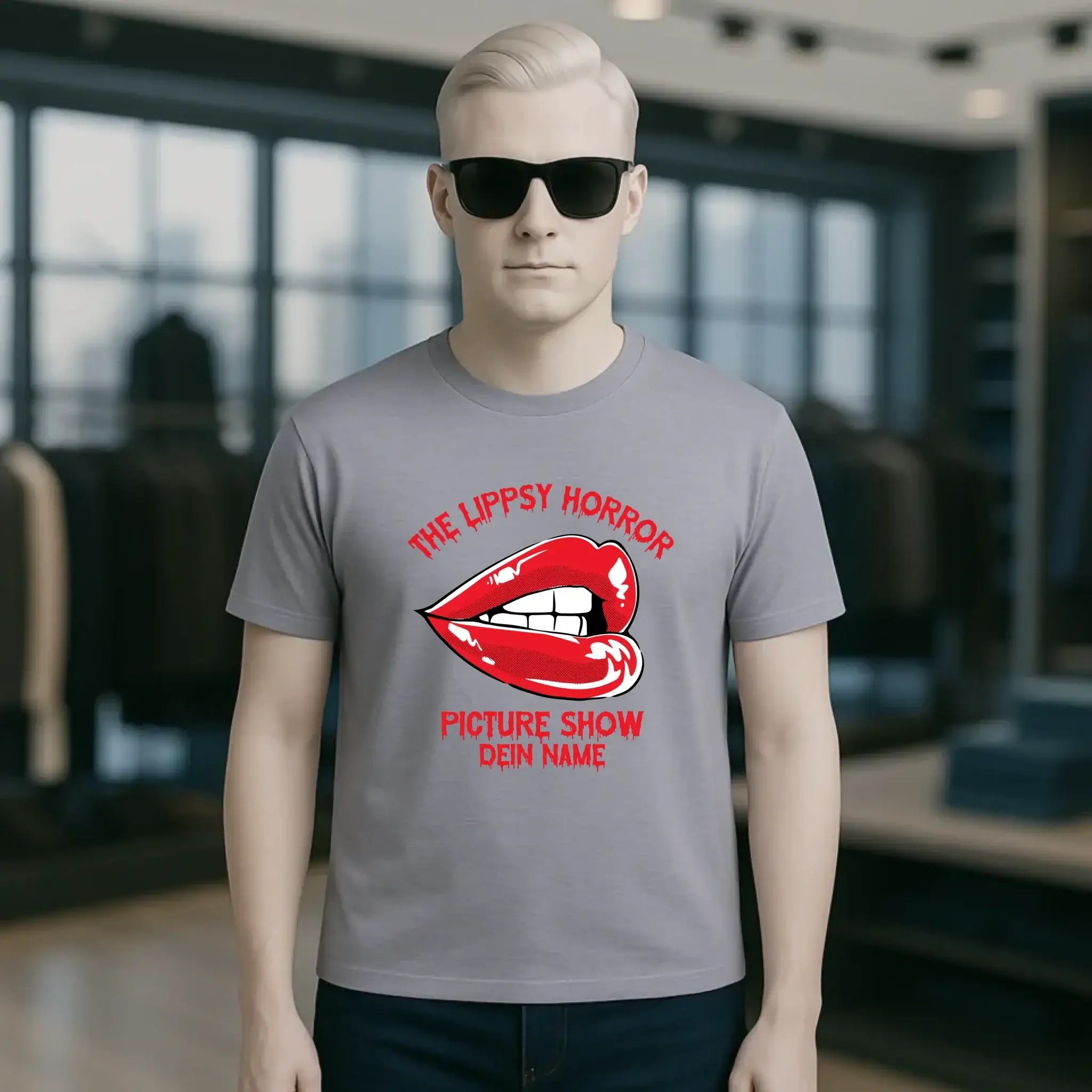 The Spooky, Ducky oder Lippsy Horror Picture Show + Name • Skateboard • Unisex Premium T-Shirt XS-5XL aus Bio-Baumwolle für Damen & Herren • Exklusivdesign • personalisiert • Halloween