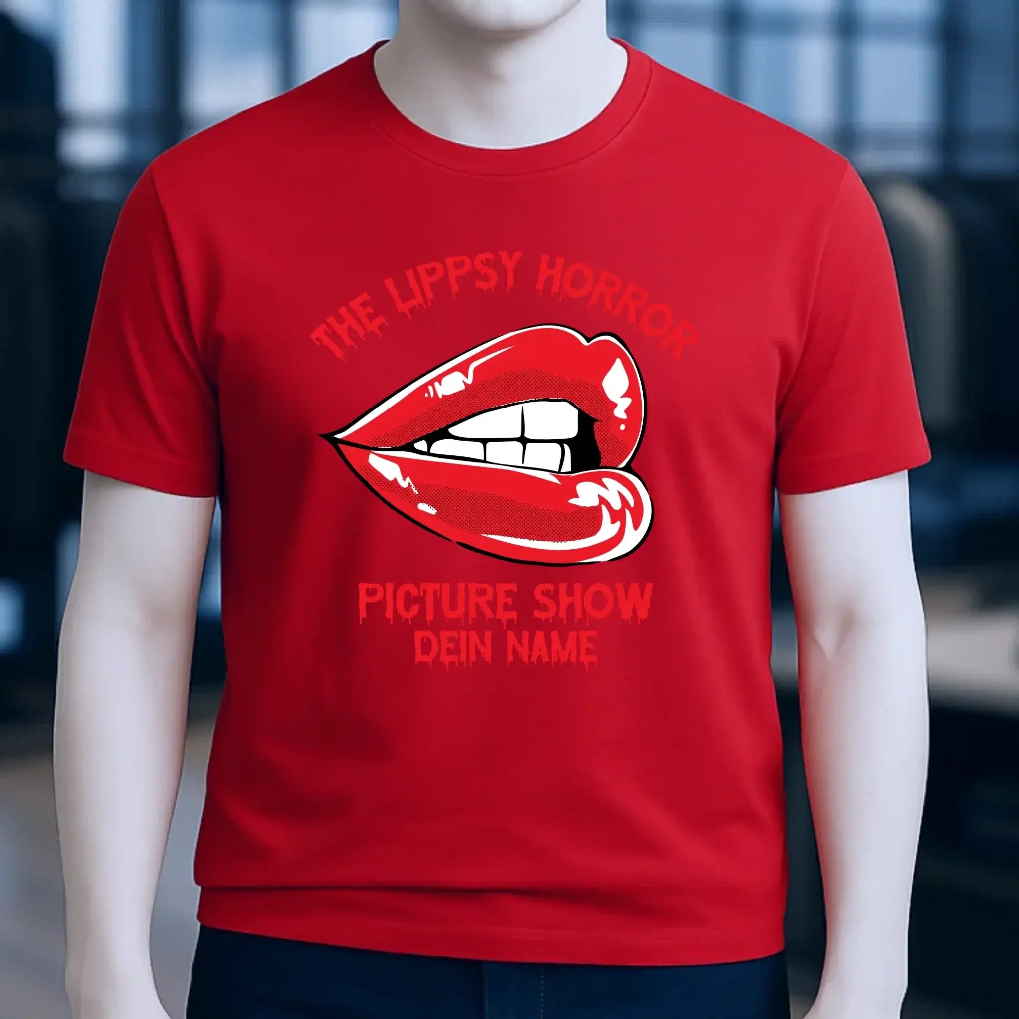 The Spooky, Ducky oder Lippsy Horror Picture Show + Name • Skateboard • Unisex Premium T-Shirt XS-5XL aus Bio-Baumwolle für Damen & Herren • Exklusivdesign • personalisiert • Halloween