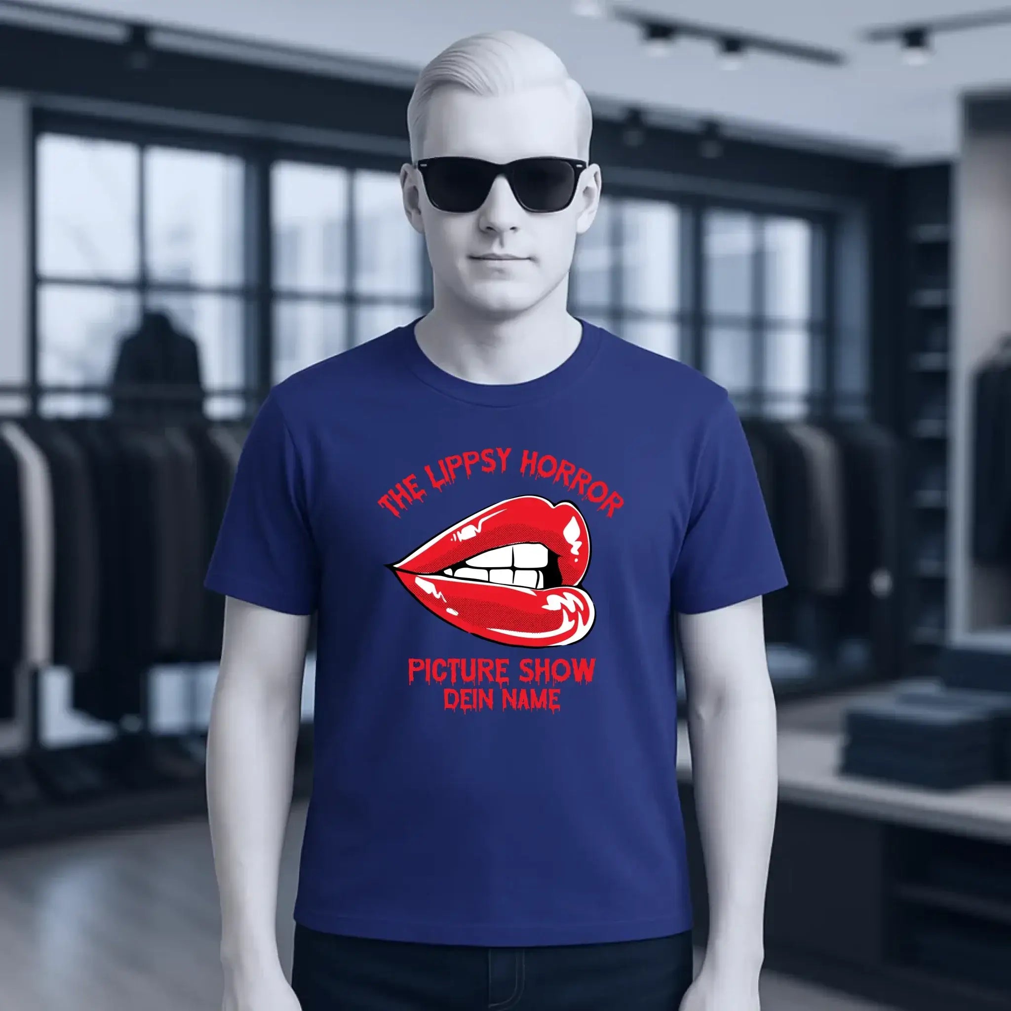 The Spooky, Ducky oder Lippsy Horror Picture Show + Name • Skateboard • Unisex Premium T-Shirt XS-5XL aus Bio-Baumwolle für Damen & Herren • Exklusivdesign • personalisiert • Halloween