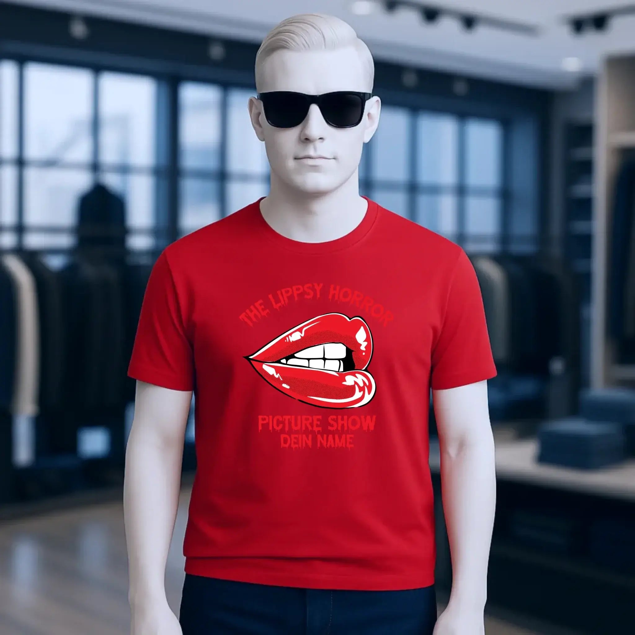 The Spooky, Ducky oder Lippsy Horror Picture Show + Name • Skateboard • Unisex Premium T-Shirt XS-5XL aus Bio-Baumwolle für Damen & Herren • Exklusivdesign • personalisiert • Halloween