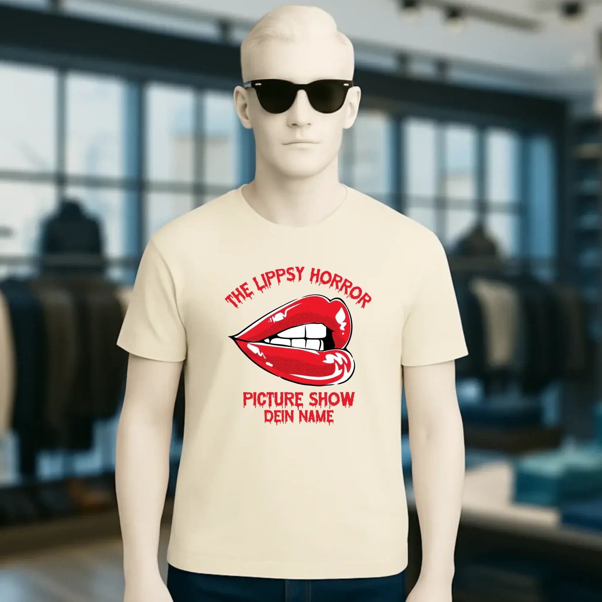 The Spooky, Ducky oder Lippsy Horror Picture Show + Name • Skateboard • Unisex Premium T-Shirt XS-5XL aus Bio-Baumwolle für Damen & Herren • Exklusivdesign • personalisiert • Halloween