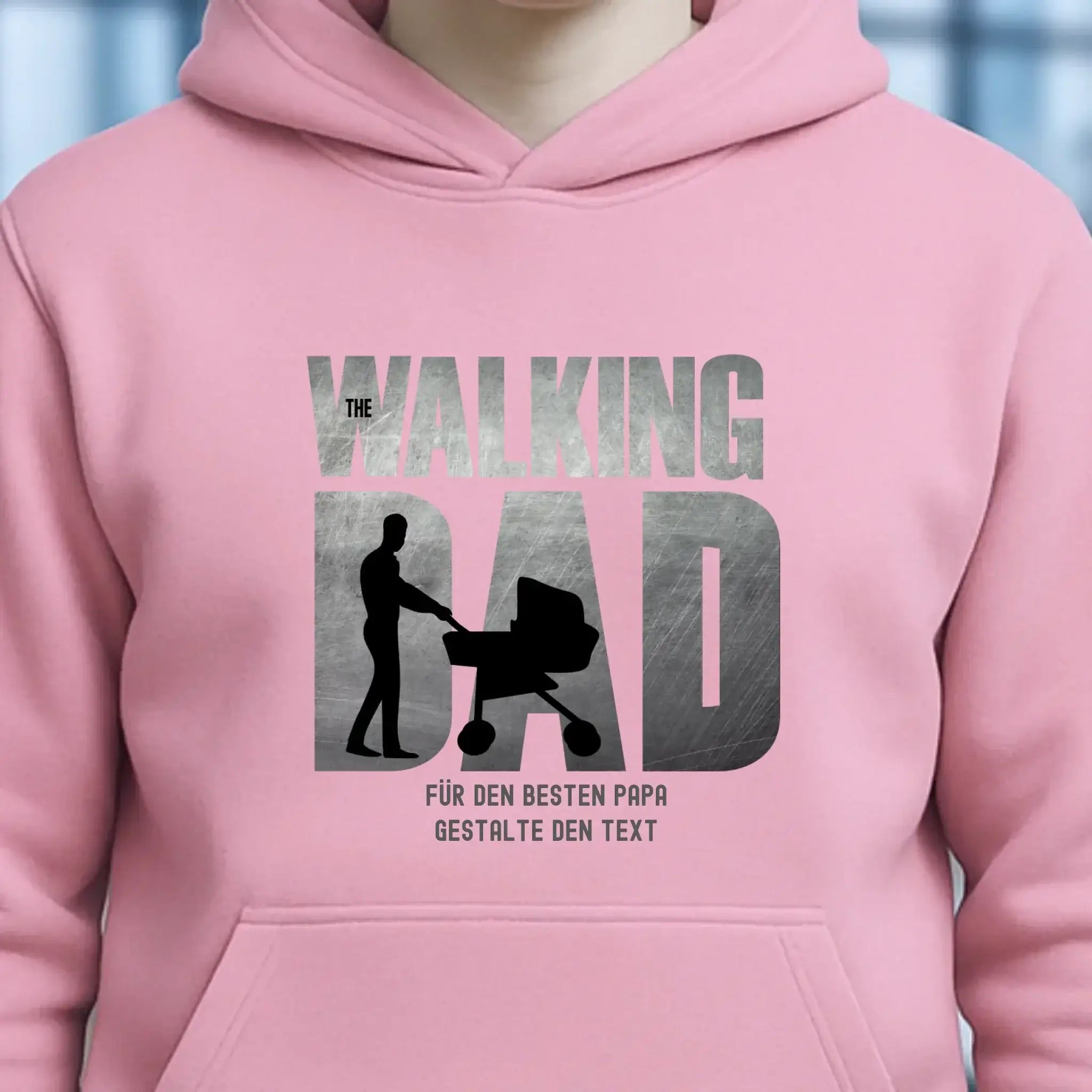 The Walking Dad 1 • Unisex Premium Hoodie XS-5XL aus Bio-Baumwolle für Damen & Herren • Motivprodukt • personalisiert