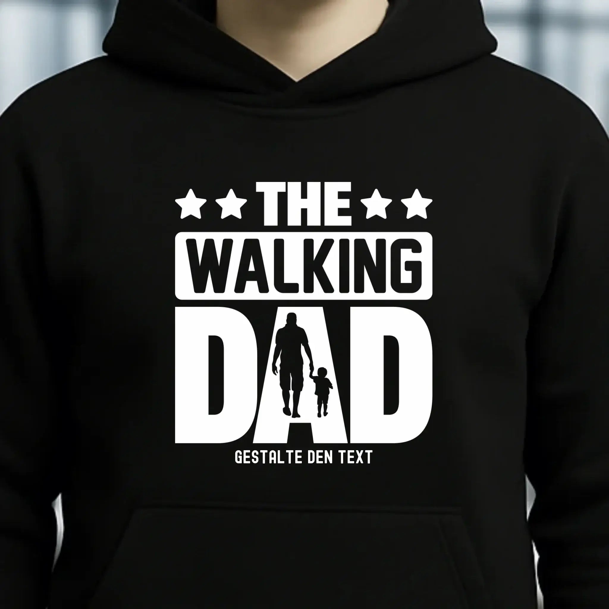 The Walking Dad 2 • Unisex Premium Hoodie XS-5XL aus Bio-Baumwolle für Damen & Herren • Motivprodukt • personalisiert