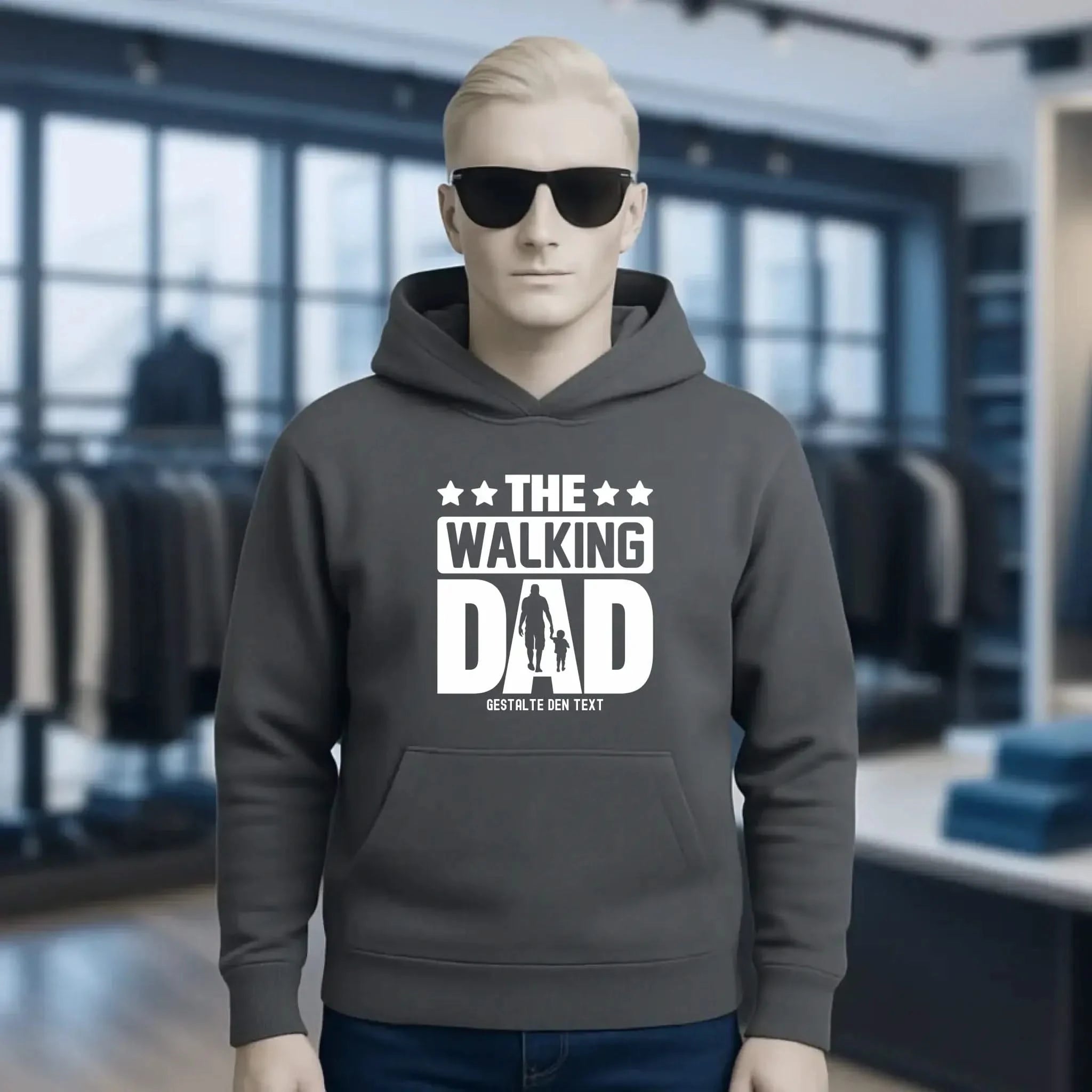 The Walking Dad 2 • Unisex Premium Hoodie XS-5XL aus Bio-Baumwolle für Damen & Herren • Motivprodukt • personalisiert