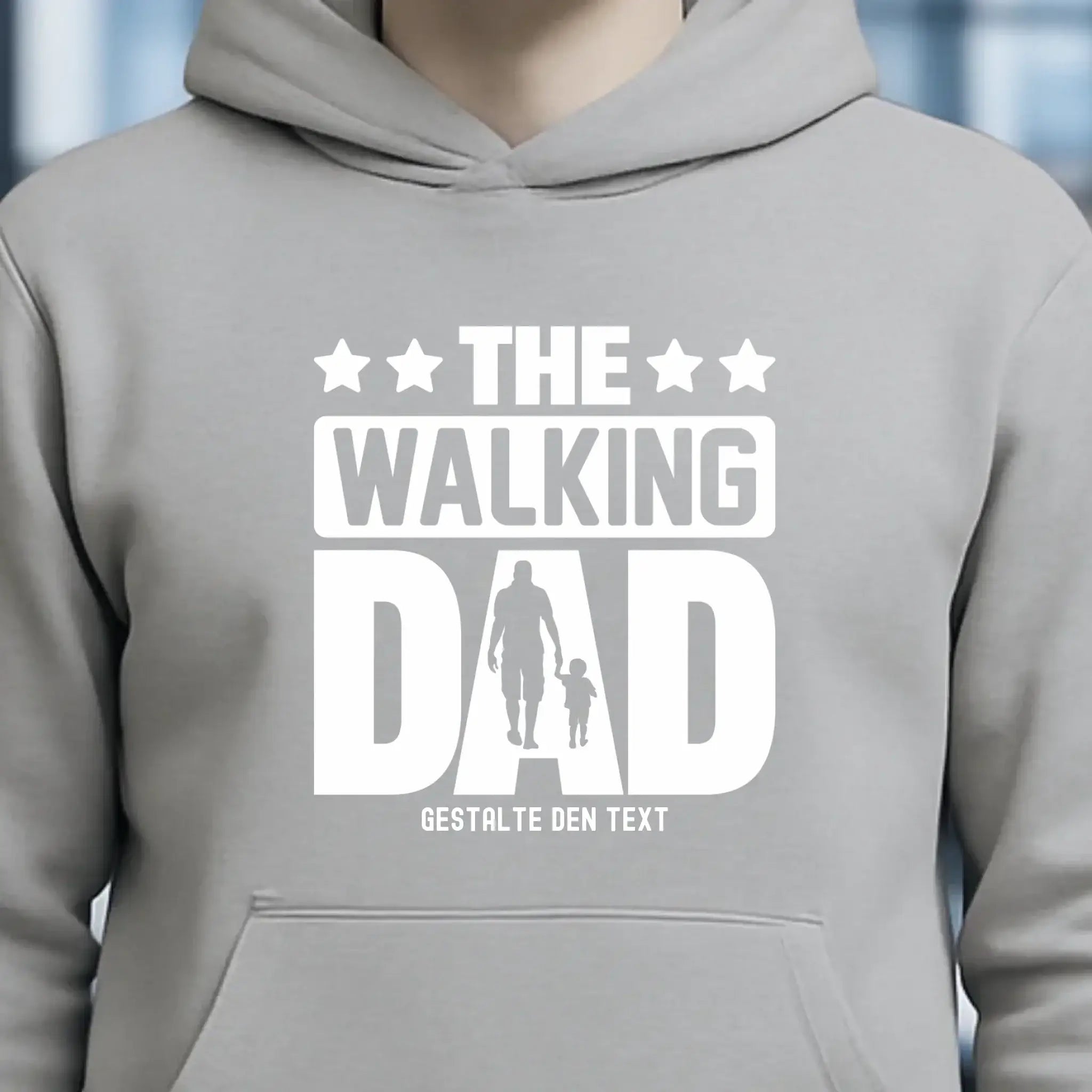 The Walking Dad 2 • Unisex Premium Hoodie XS-5XL aus Bio-Baumwolle für Damen & Herren • Motivprodukt • personalisiert