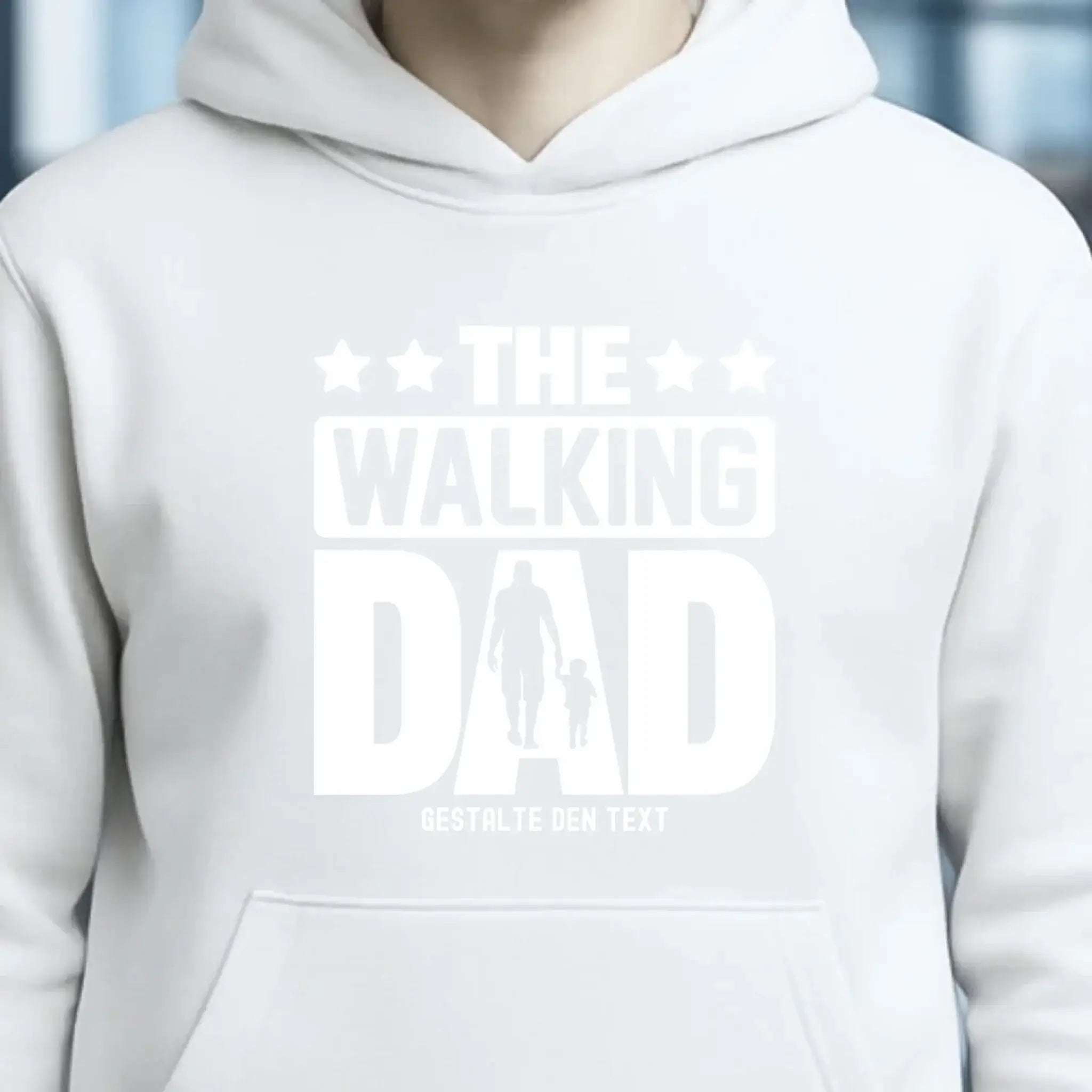 The Walking Dad 2 • Unisex Premium Hoodie XS-5XL aus Bio-Baumwolle für Damen & Herren • Motivprodukt • personalisiert