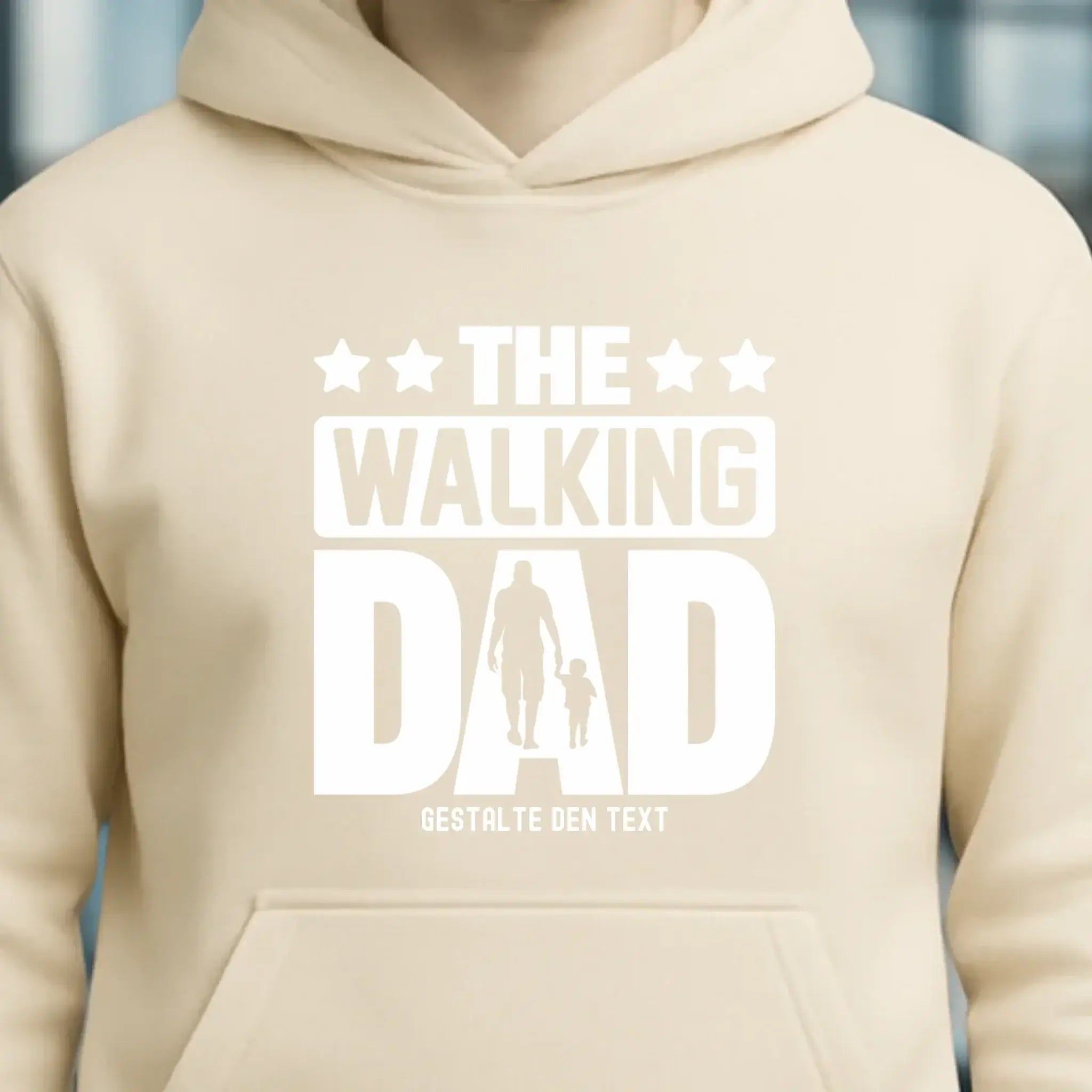 The Walking Dad 2 • Unisex Premium Hoodie XS-5XL aus Bio-Baumwolle für Damen & Herren • Motivprodukt • personalisiert