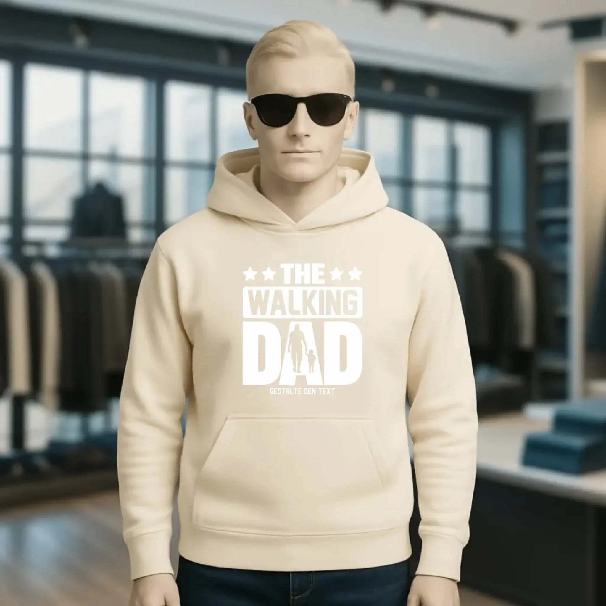 The Walking Dad 2 • Unisex Premium Hoodie XS-5XL aus Bio-Baumwolle für Damen & Herren • Motivprodukt • personalisiert