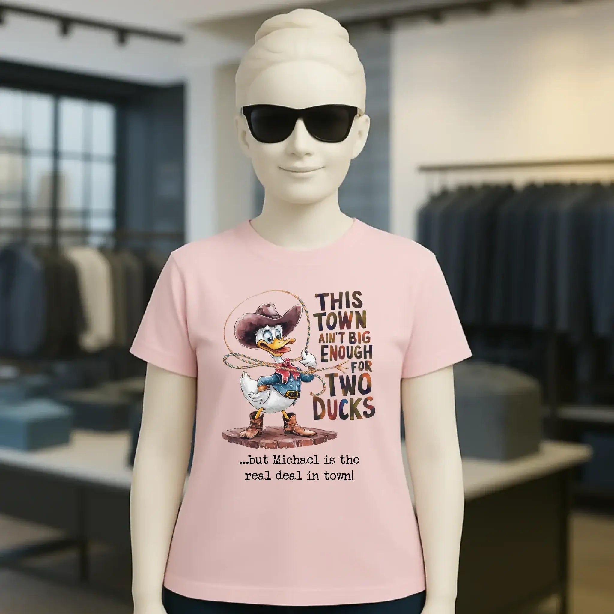 THIS TOWN 2 • DUCK • ENTE • Ladies Premium T-Shirt XS-2XL aus Bio-Baumwolle für Damen • Exklusivdesign • personalisiert
