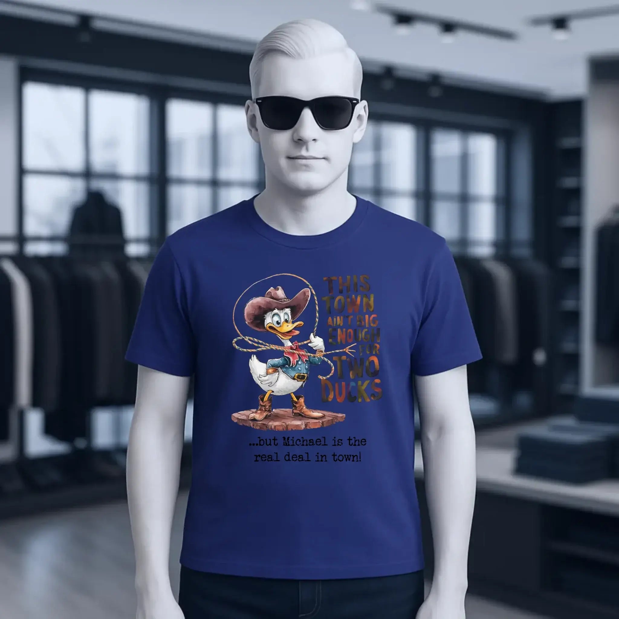 THIS TOWN 2 • DUCK • ENTE • Unisex Premium T-Shirt XS-5XL aus Bio-Baumwolle für Damen & Herren • Exklusivdesign • personalisiert