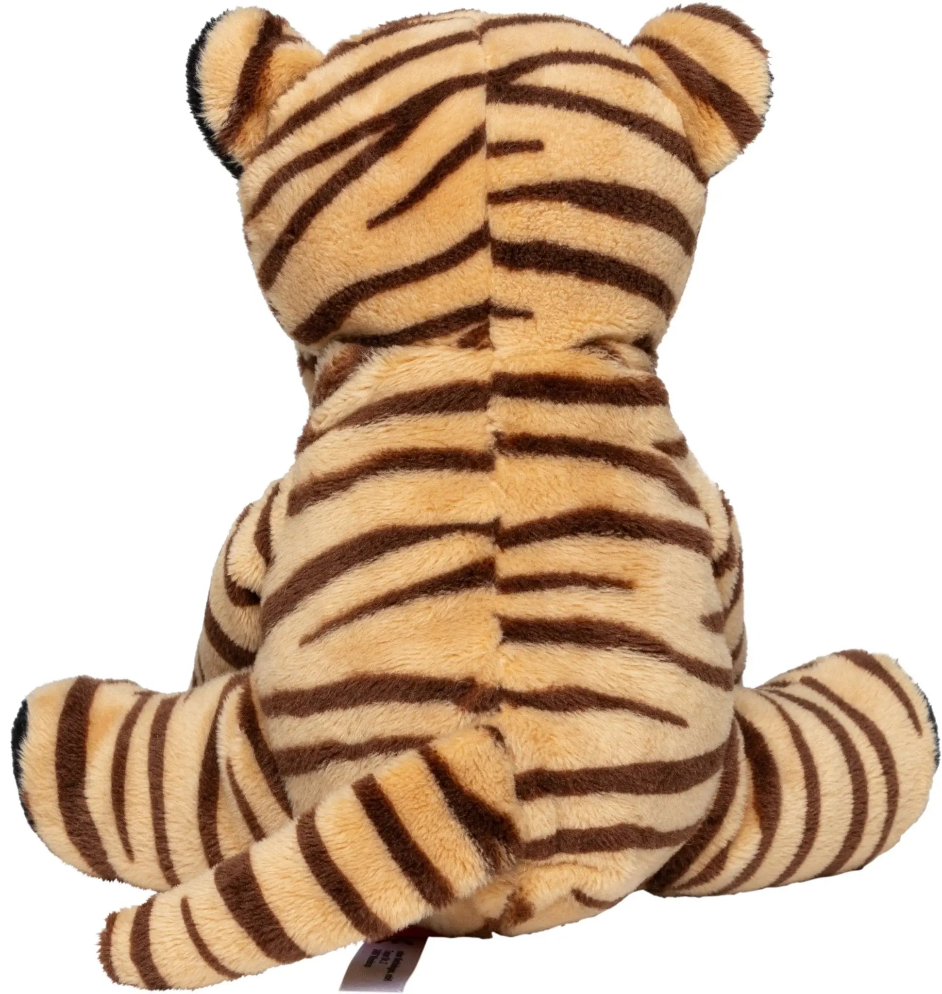 plush tiger toy mit tan und braun stripes soft rounded ears und fluffy tail aus der tiger david plüschtier stofftier