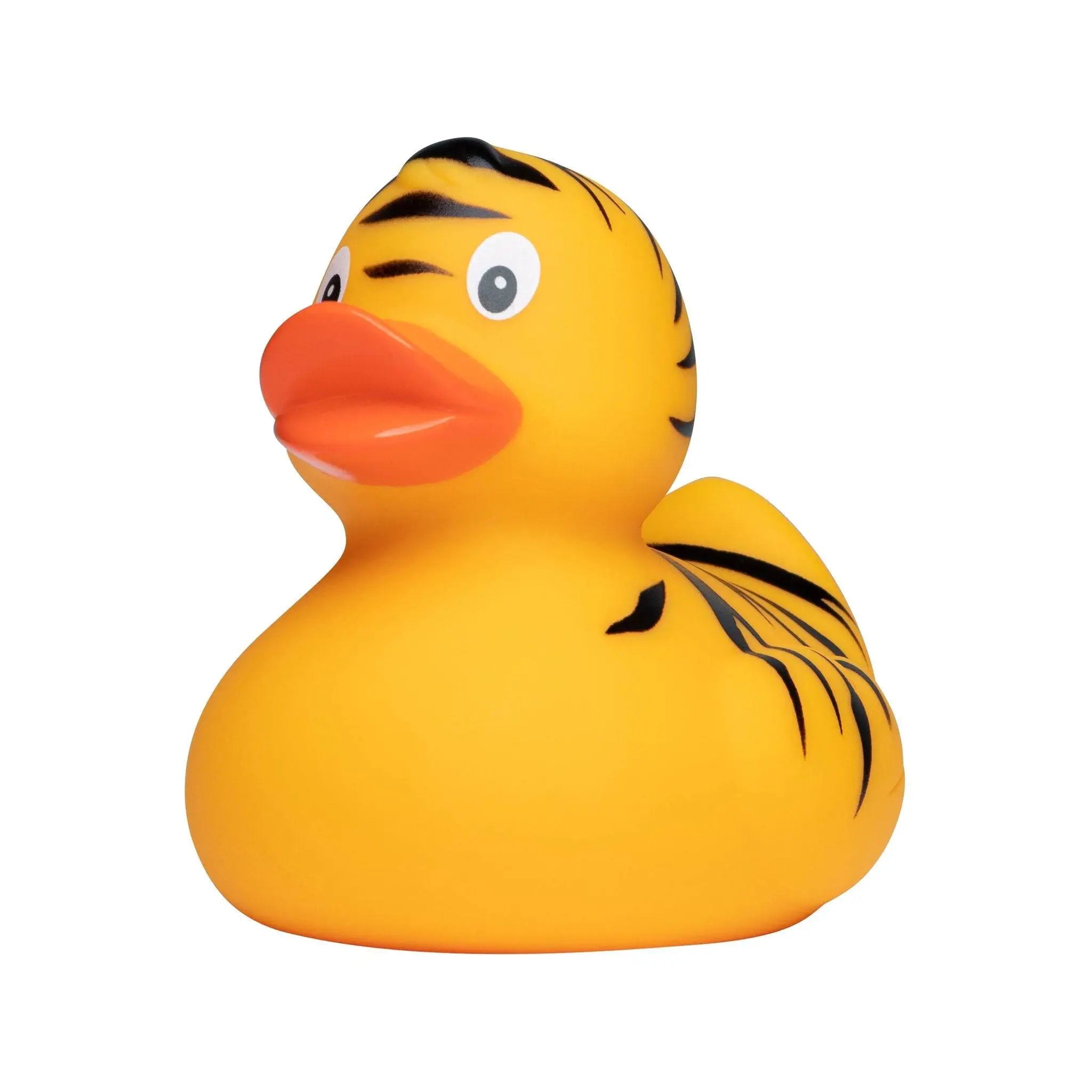 Tiger Tigerstreifen Ente Quietsche-Ente / Badeente