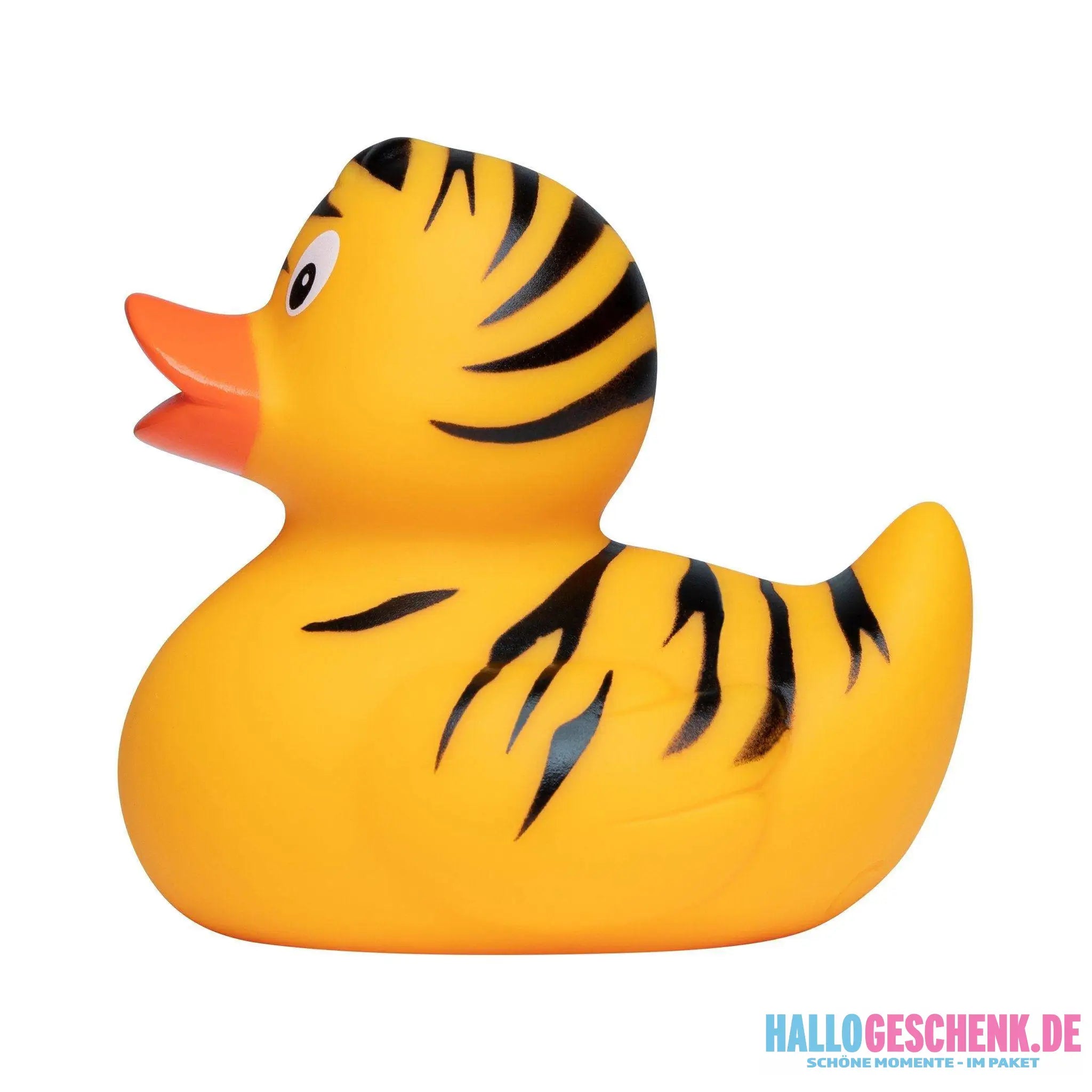 Tiger Tigerstreifen Ente Quietsche-Ente / Badeente