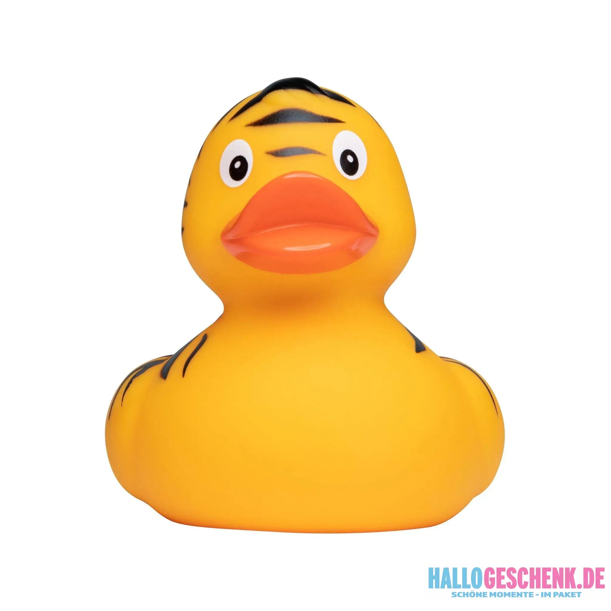 Tiger Tigerstreifen Ente Quietsche-Ente / Badeente