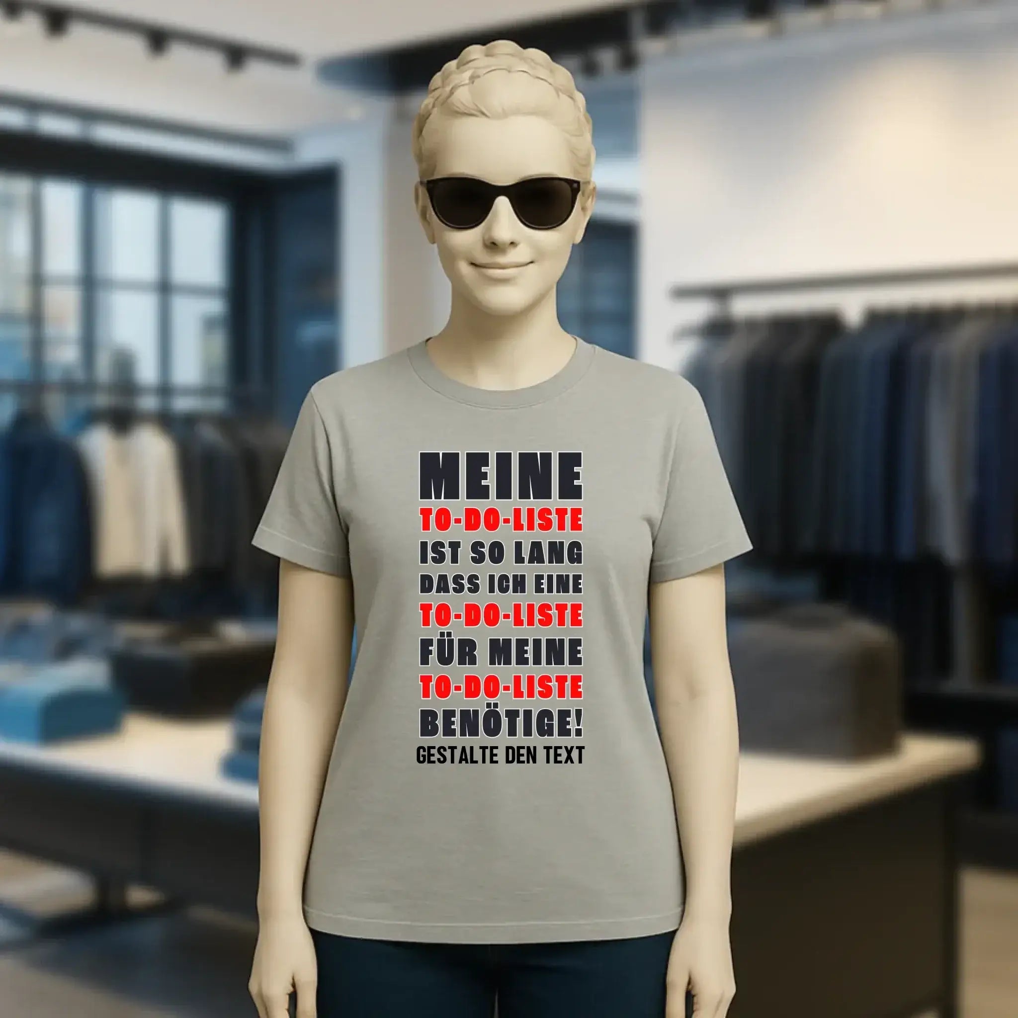 TO DO LISTE • Ladies Premium T-Shirt XS-2XL aus Bio-Baumwolle für Damen • Exklusivdesign • personalisiert