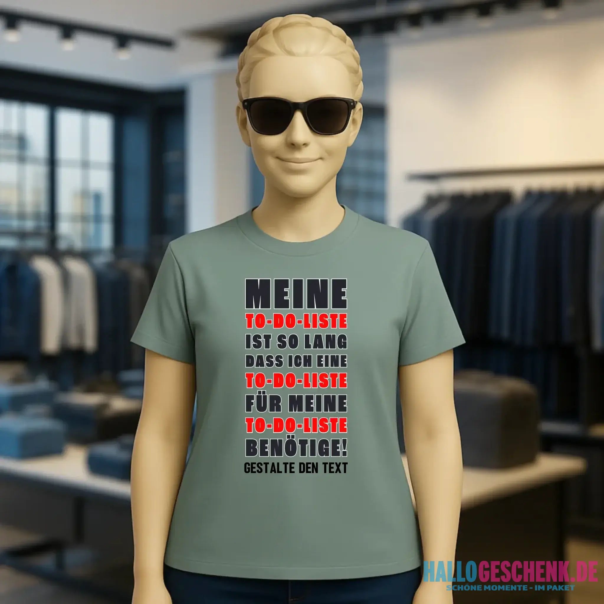 TO DO LISTE • Ladies Premium T-Shirt XS-2XL aus Bio-Baumwolle für Damen • Exklusivdesign • personalisiert